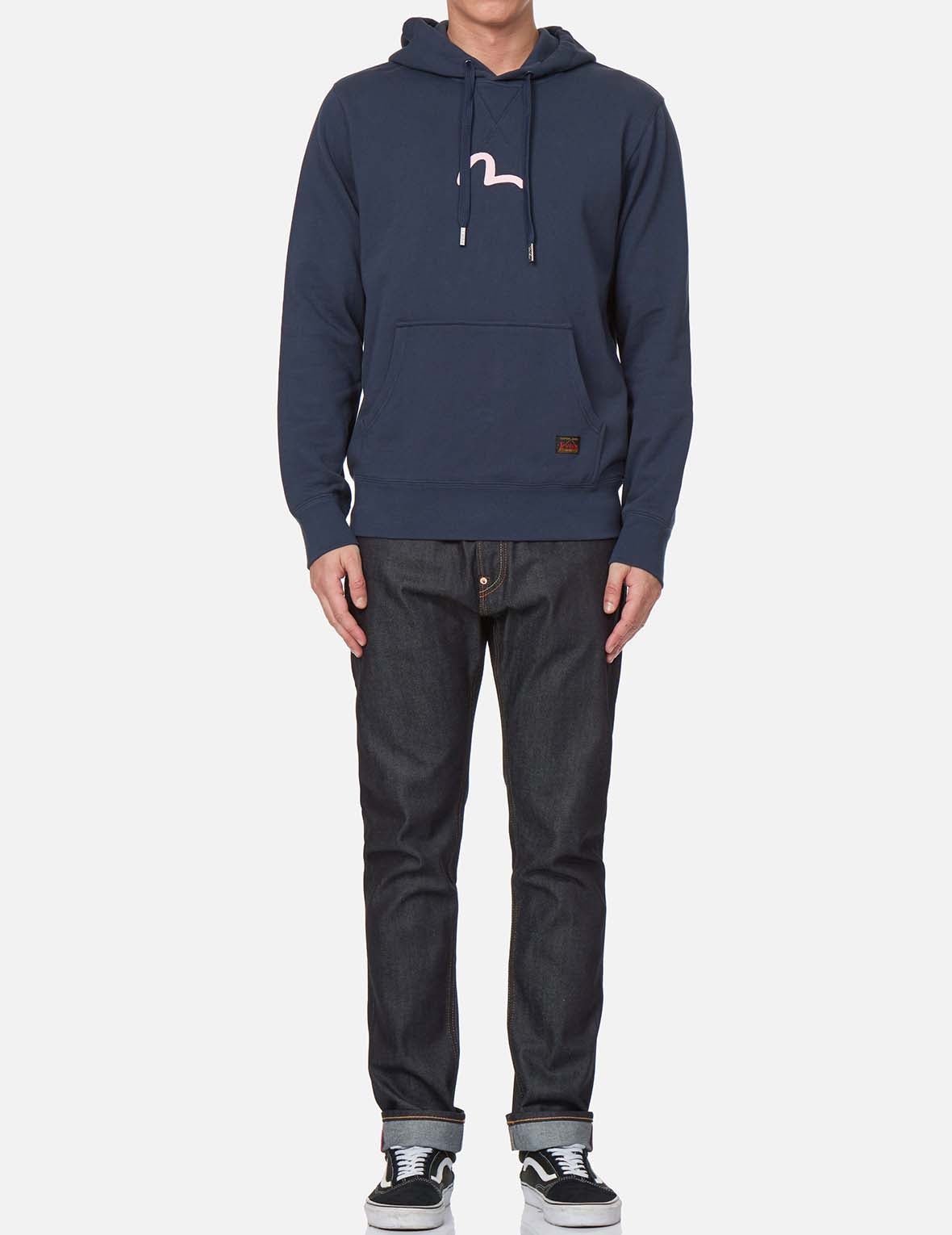 Seagull Print Hooded Sweatshirt