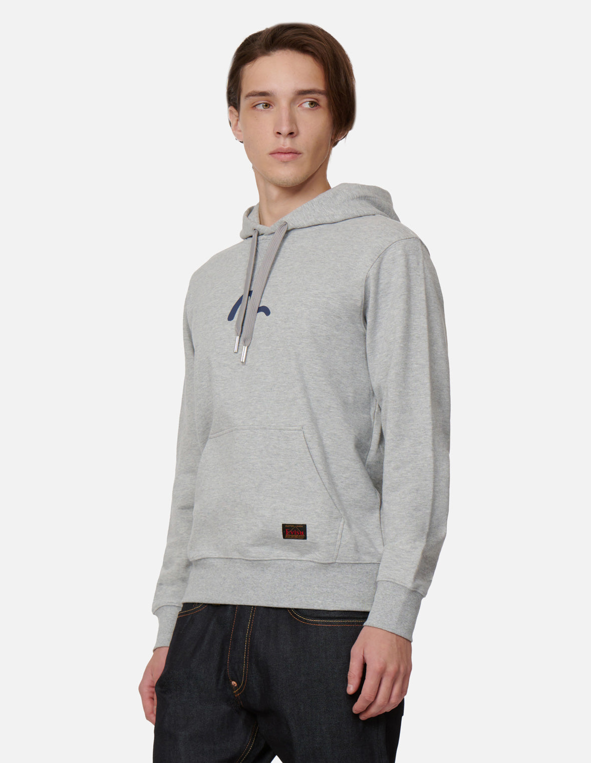 Seagull Print Hooded Sweatshirt