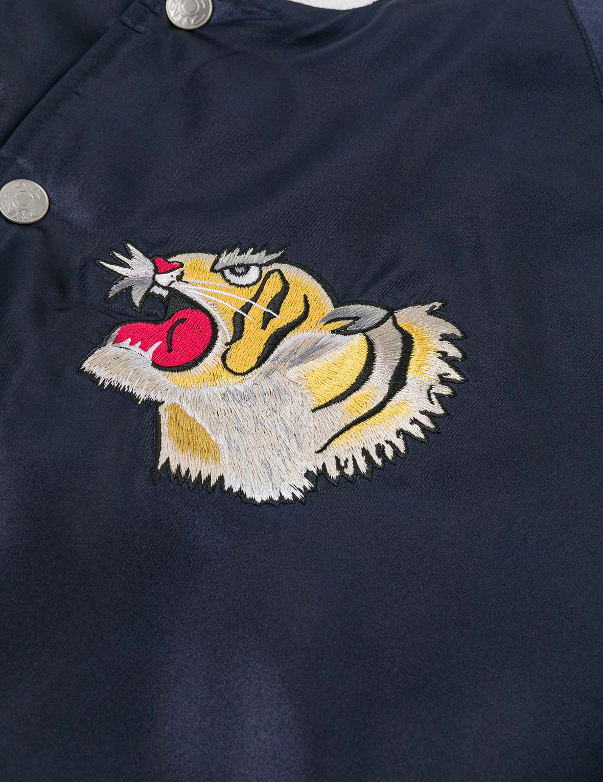 EVISU Archive Embroidery Regular Fit Padded Souvenir Jacket