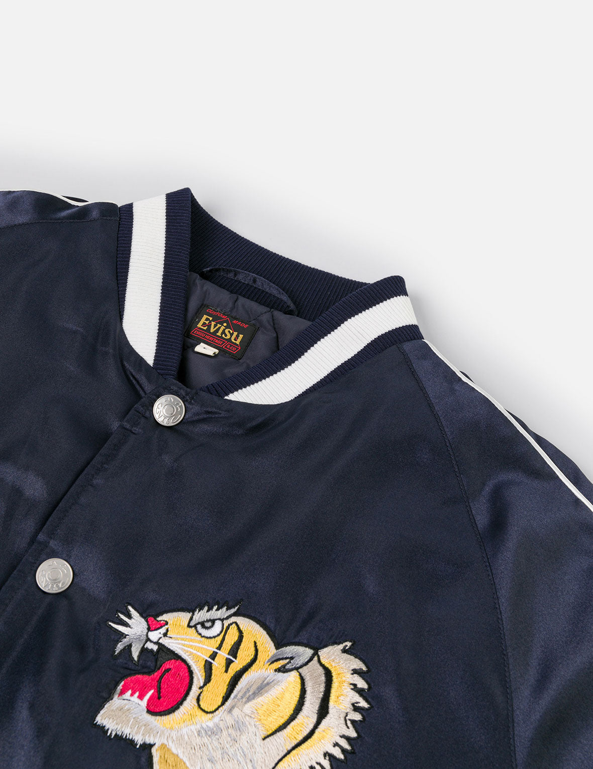 EVISU Archive Embroidery Regular Fit Padded Souvenir Jacket
