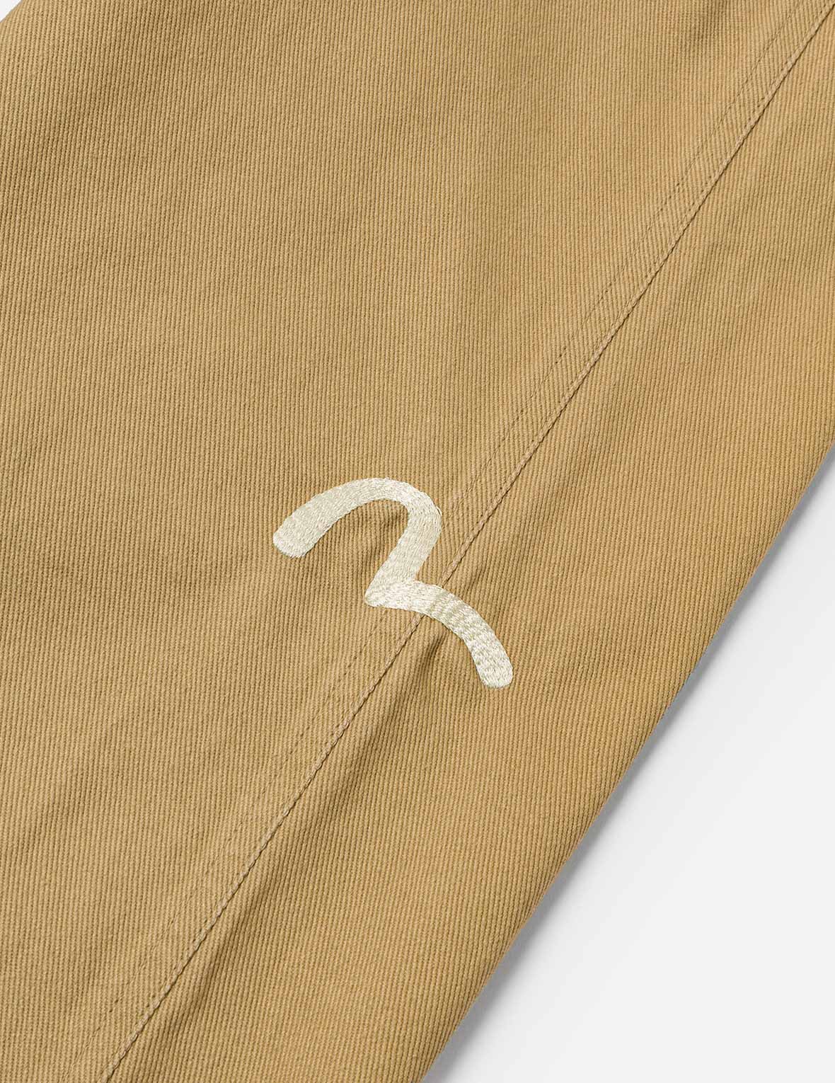 Seagull Embroidery Regular Fit Chinos
