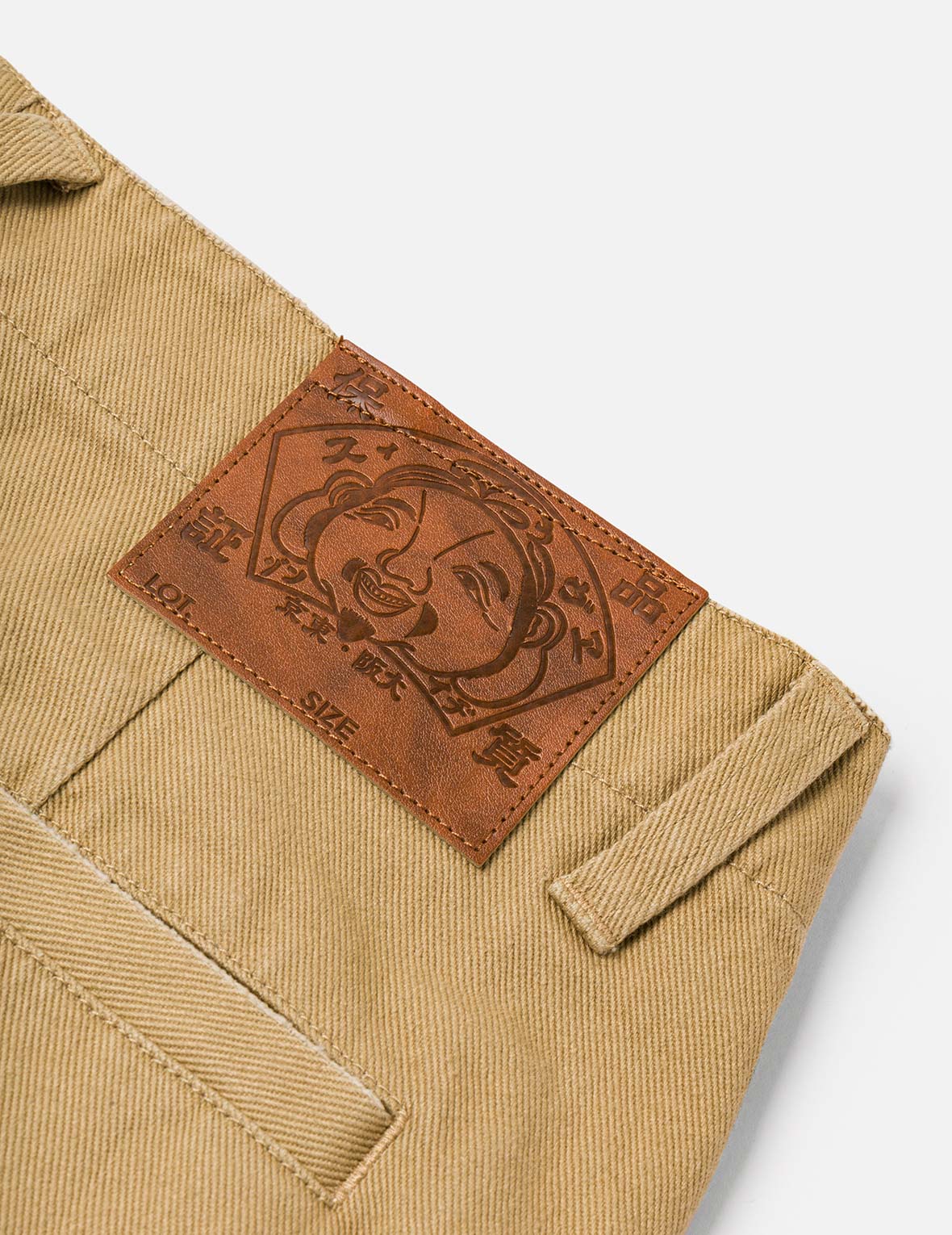 Seagull Embroidery Regular Fit Chinos