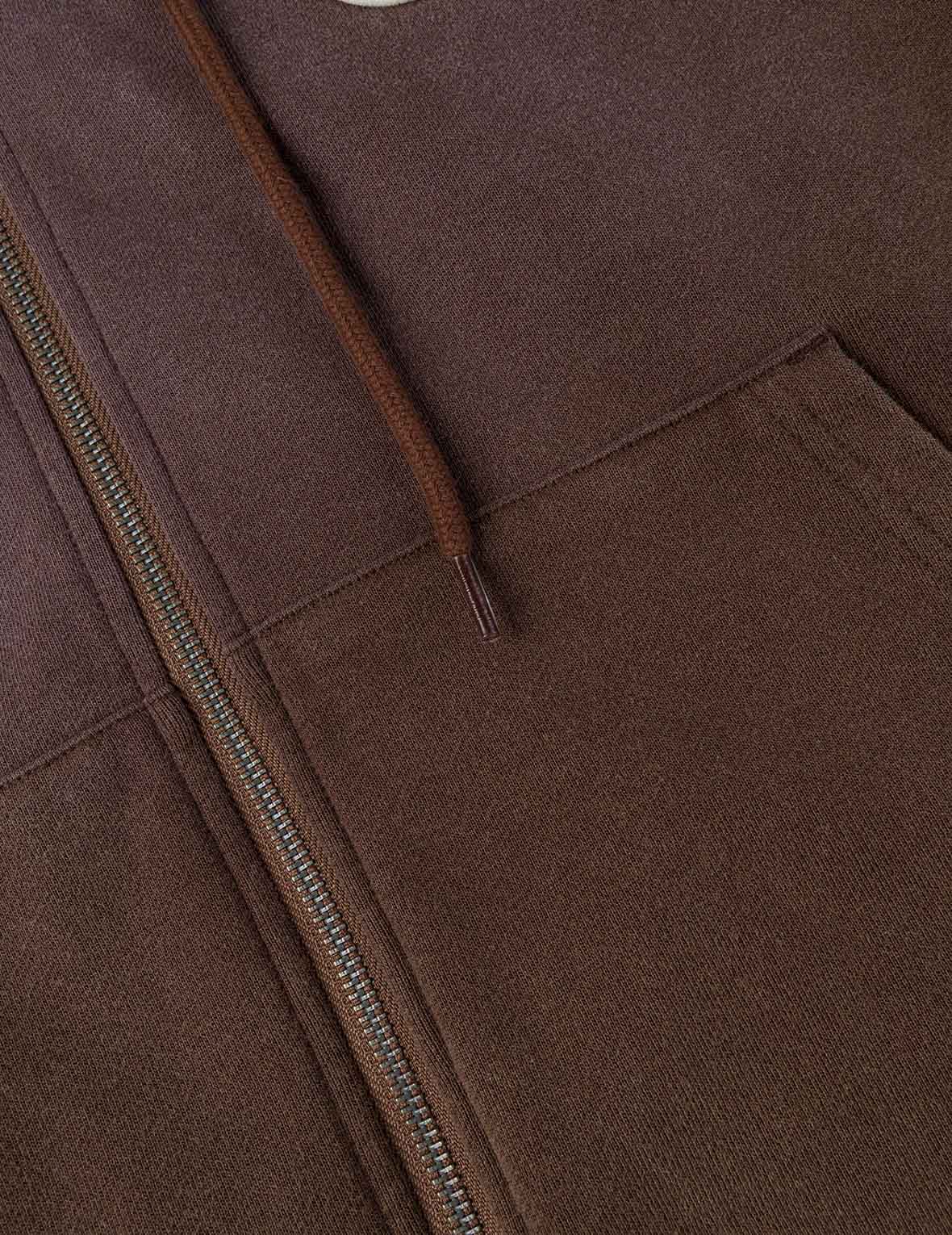 EV and Seagull Patches Embroidery Relax Fit Hoodie Jacket