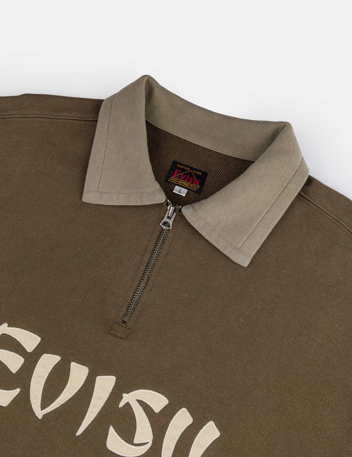 Logo Appliqué Regular Fit Half-Zip Color-Blocking Sweatshirt