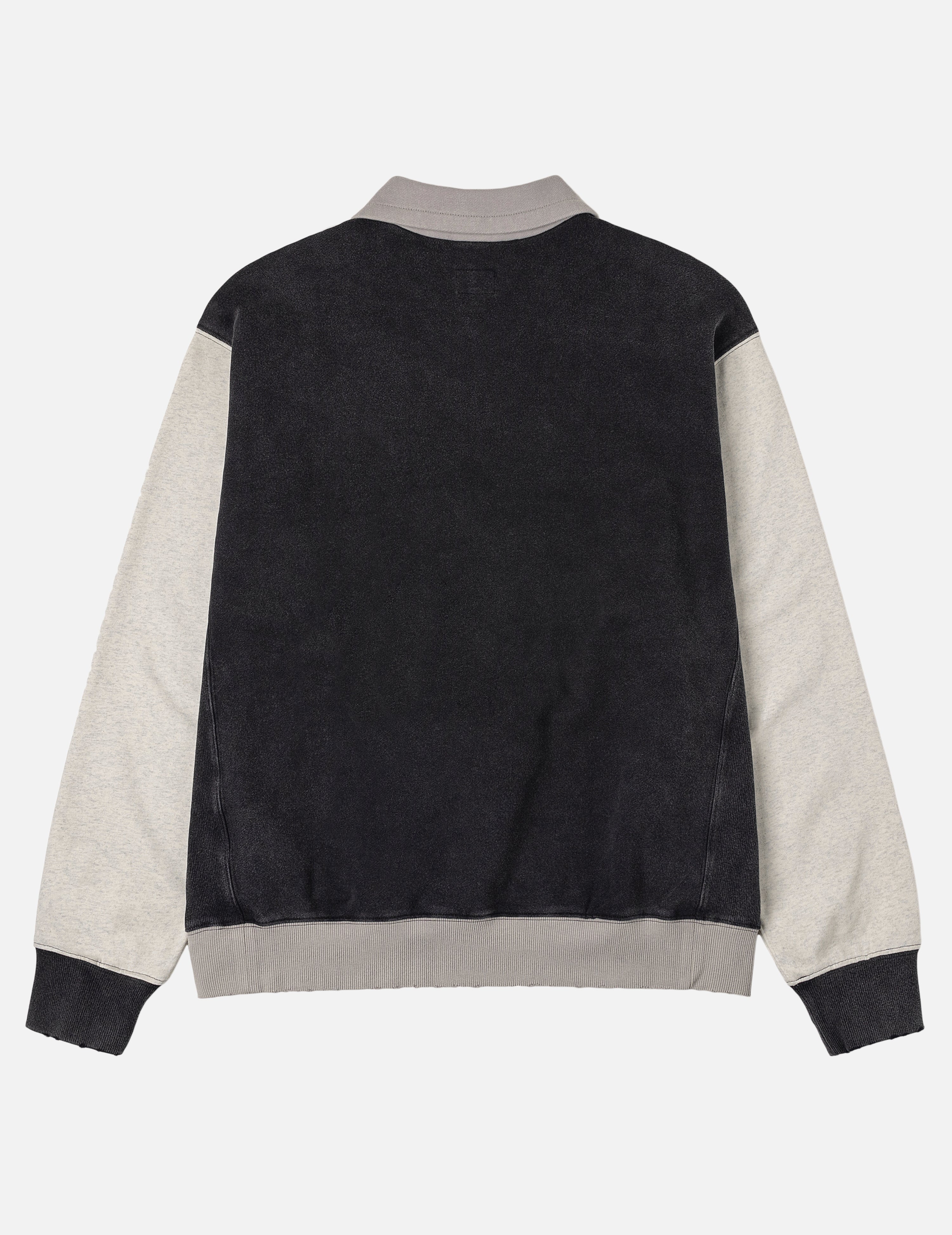 Logo Appliqué Regular Fit Half-Zip Color-Blocking Sweatshirt