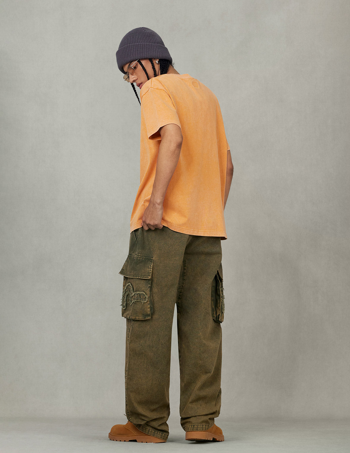 不明飞行物拐走印花宽版休闲T恤
