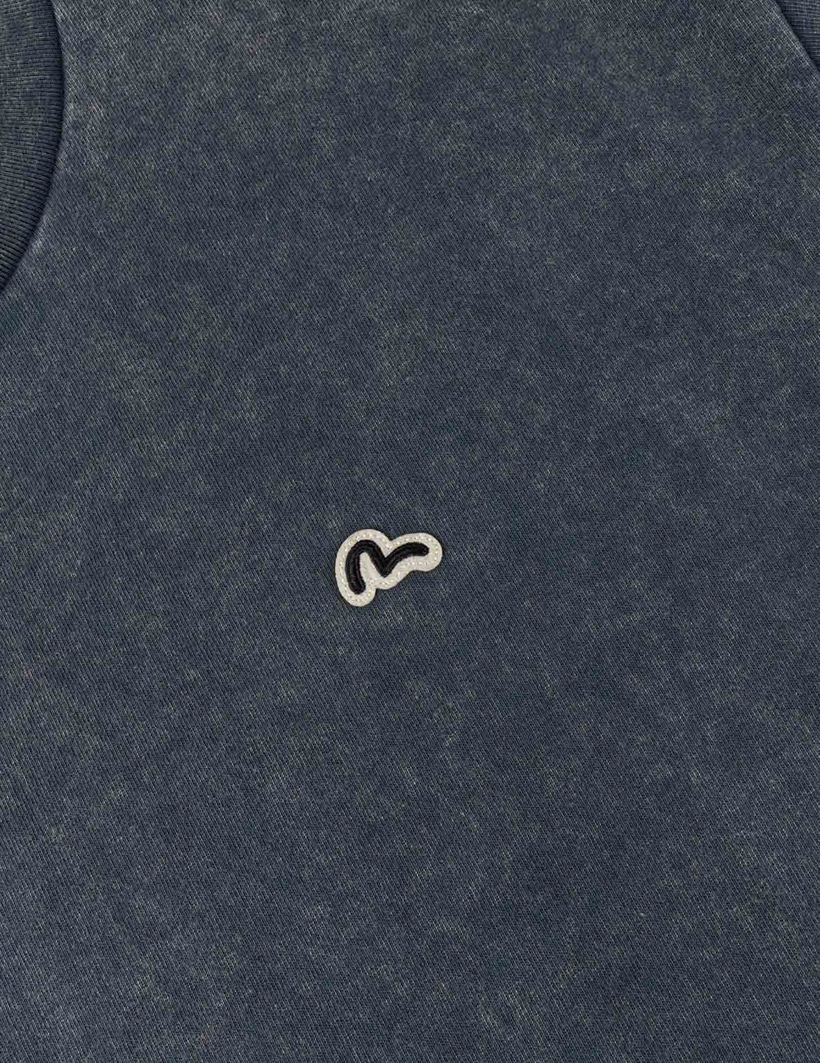 Logo and Seagull Embroidery Relax Fit T-shirt