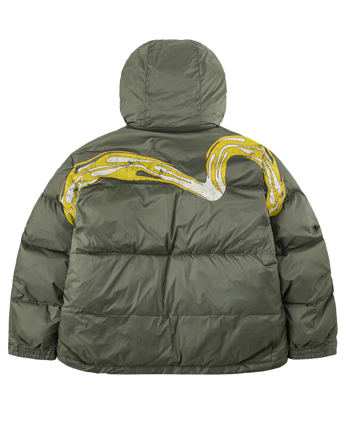 Washed EVISU Genes Down Jacket