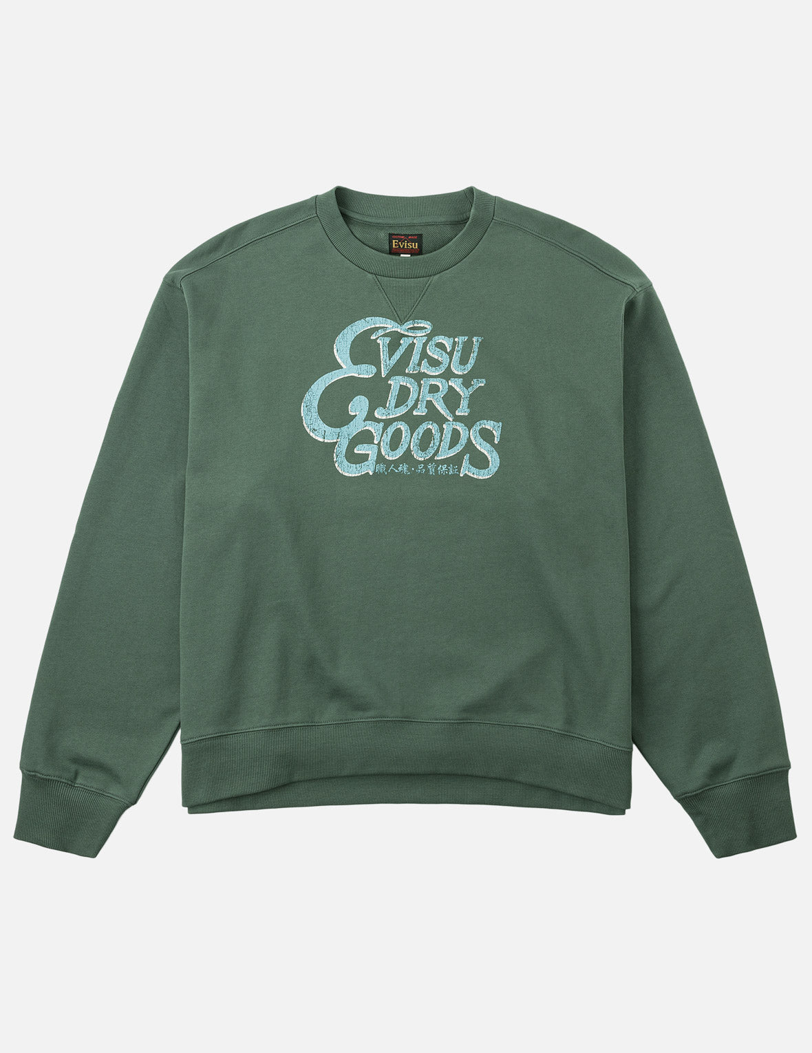 EVISU Dry Goods Crewneck Sweatshirt