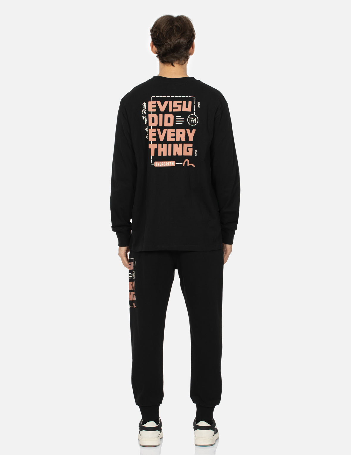 Slogan Print Regular Fit Sweatpants