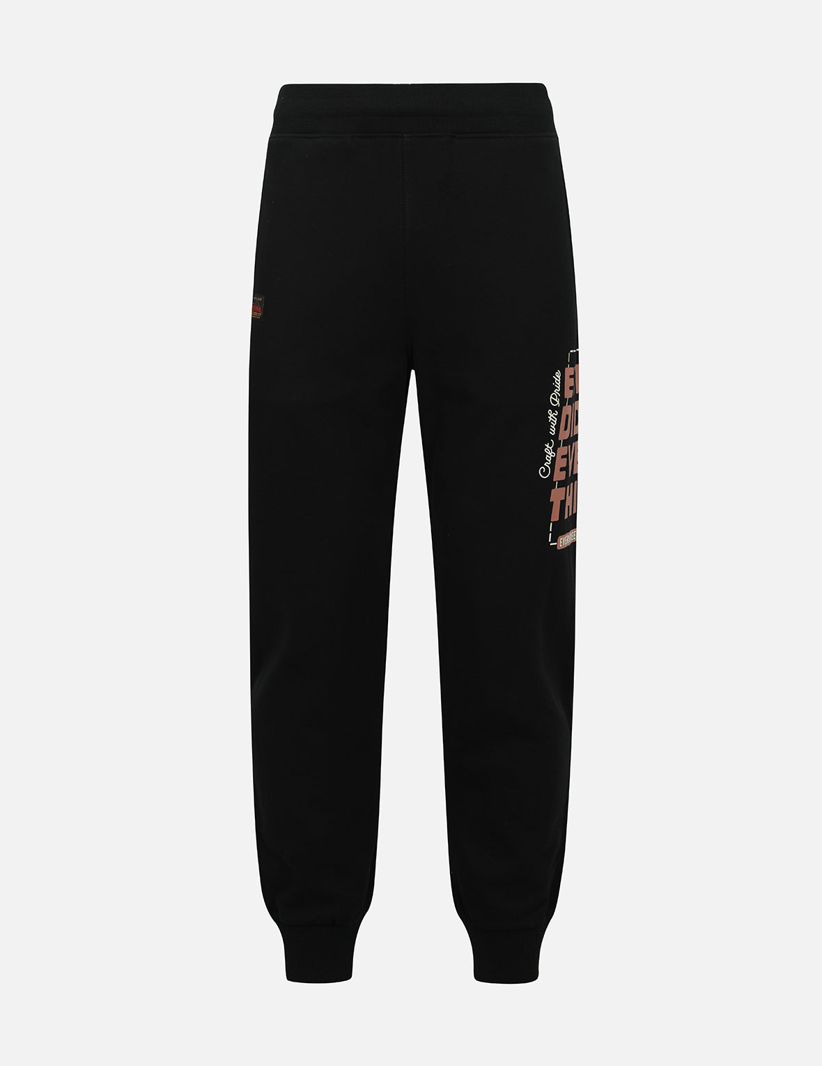 Slogan Print Regular Fit Sweatpants