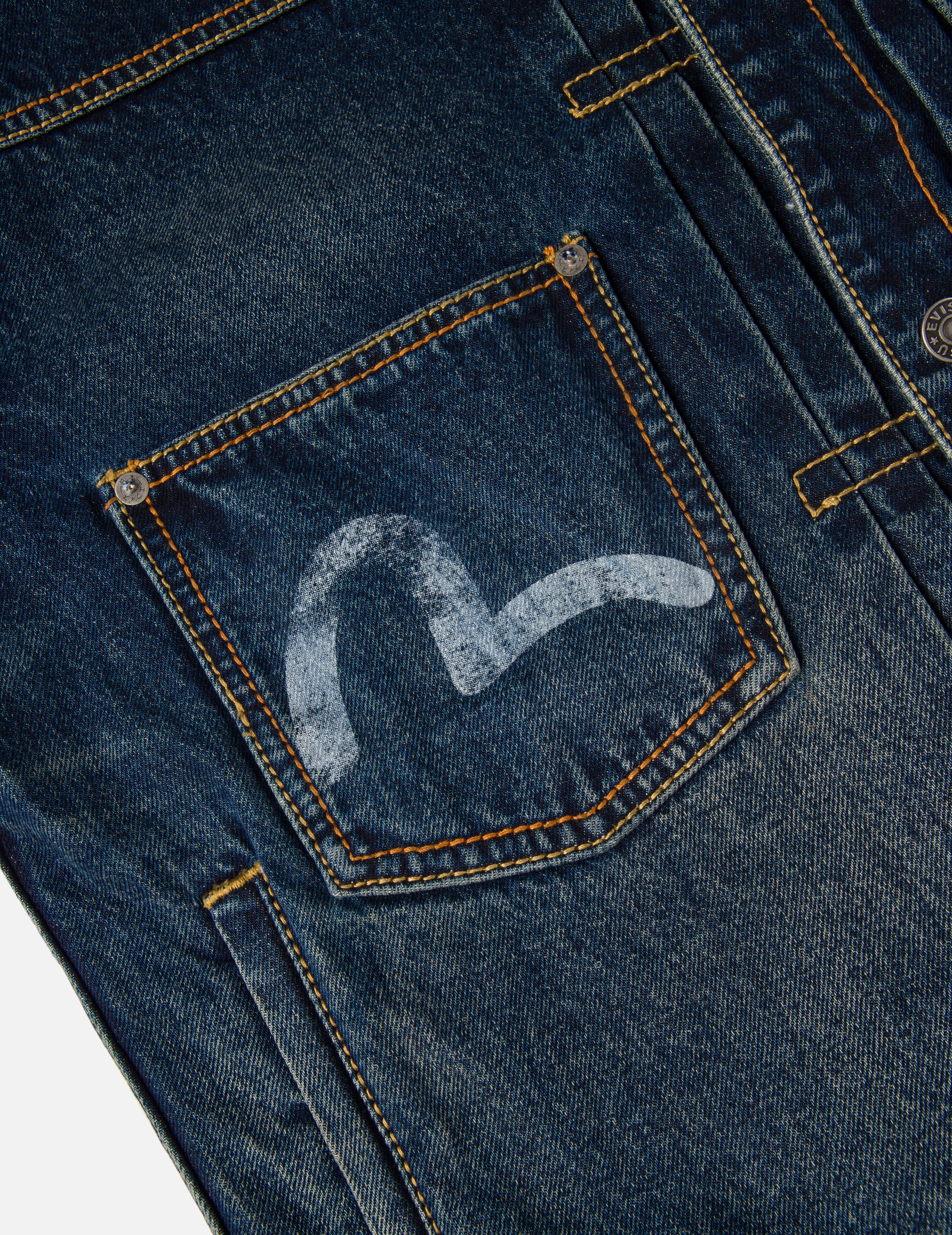 EVISU X GDC Washed Relax Fit Denim Jacket