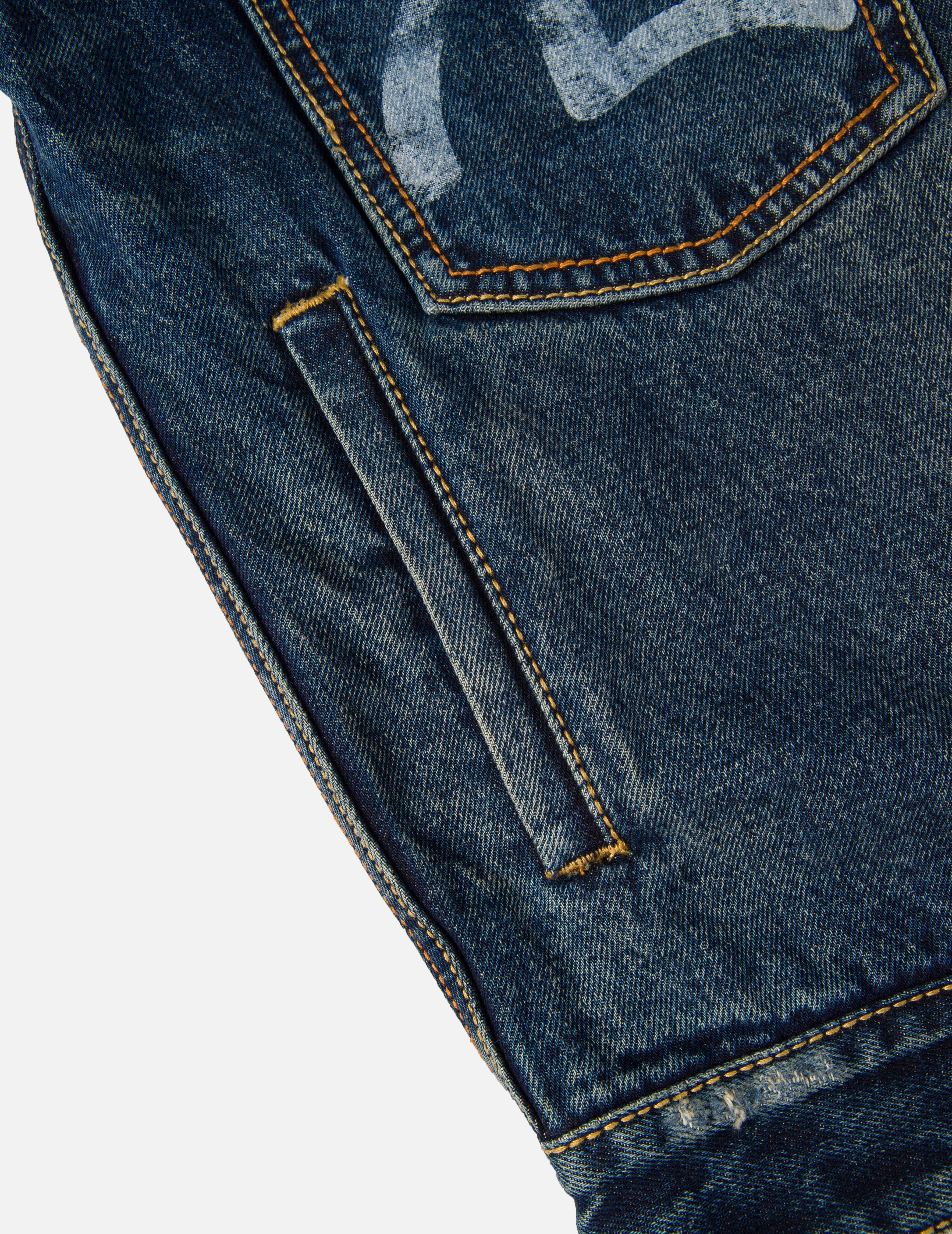 EVISU X GDC Washed Relax Fit Denim Jacket