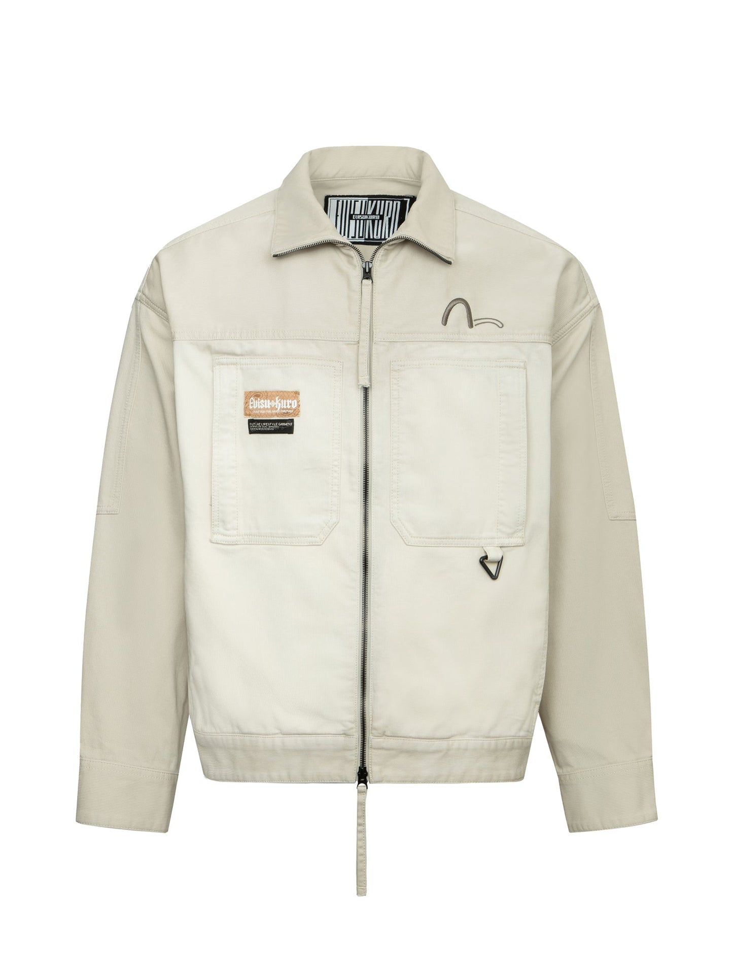 EVISUKURO Garment Dyed Oversized Jacket