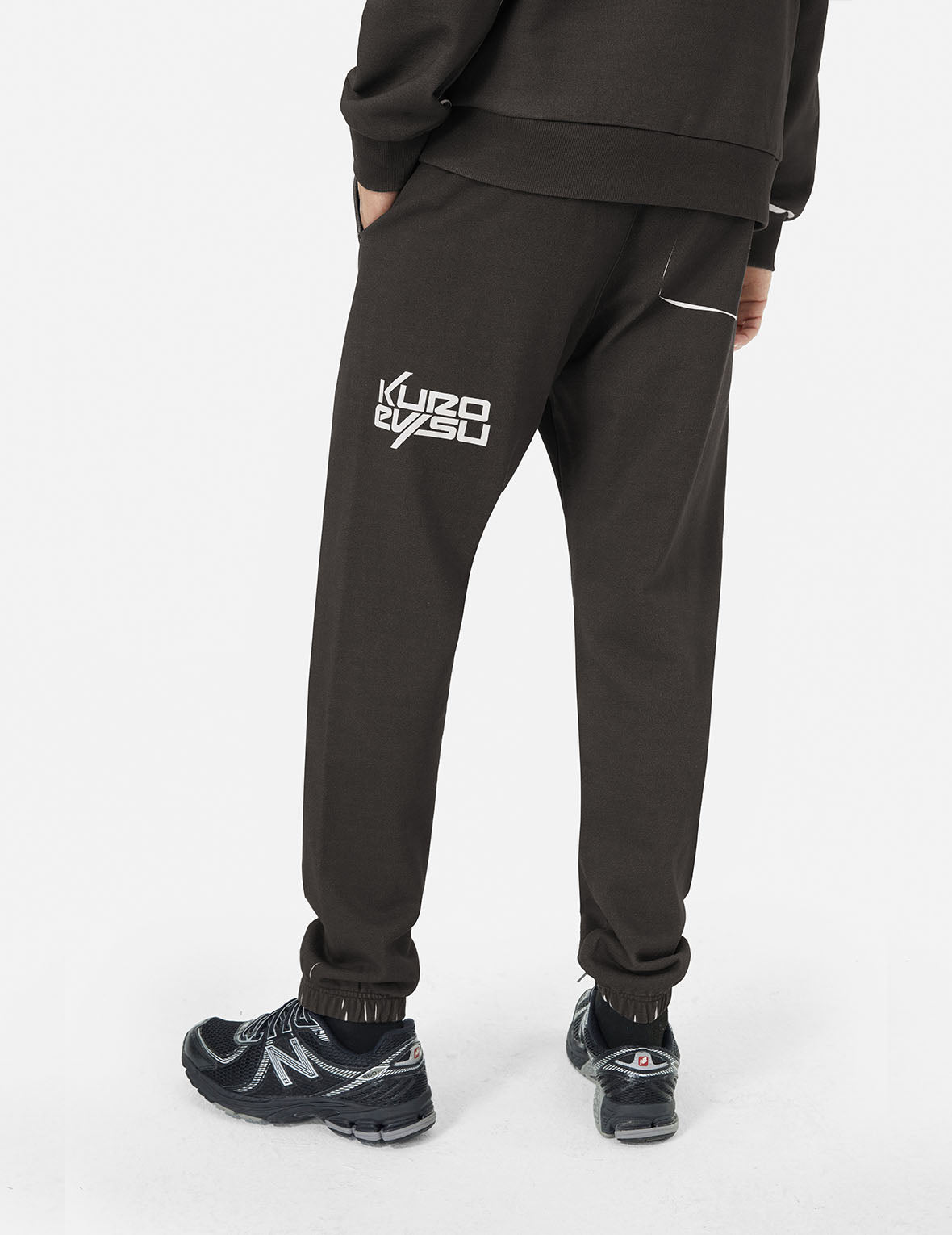 Seagull and Logo Print Regular Fit Sweatpants
