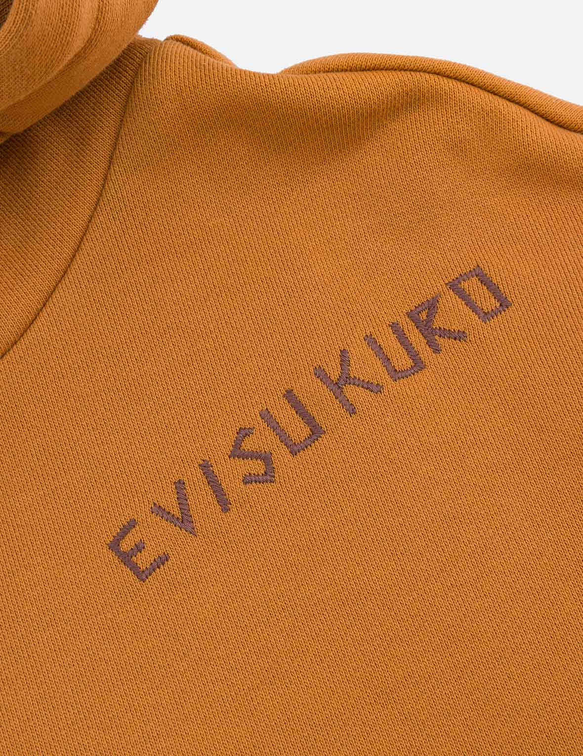 滿地商標刺繡寬版休閒連帽衛衣