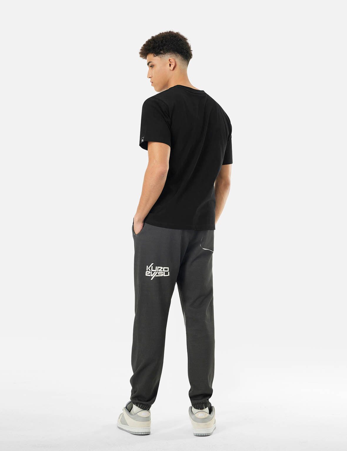 Logo and Tape Print Regular Fit T-shirt