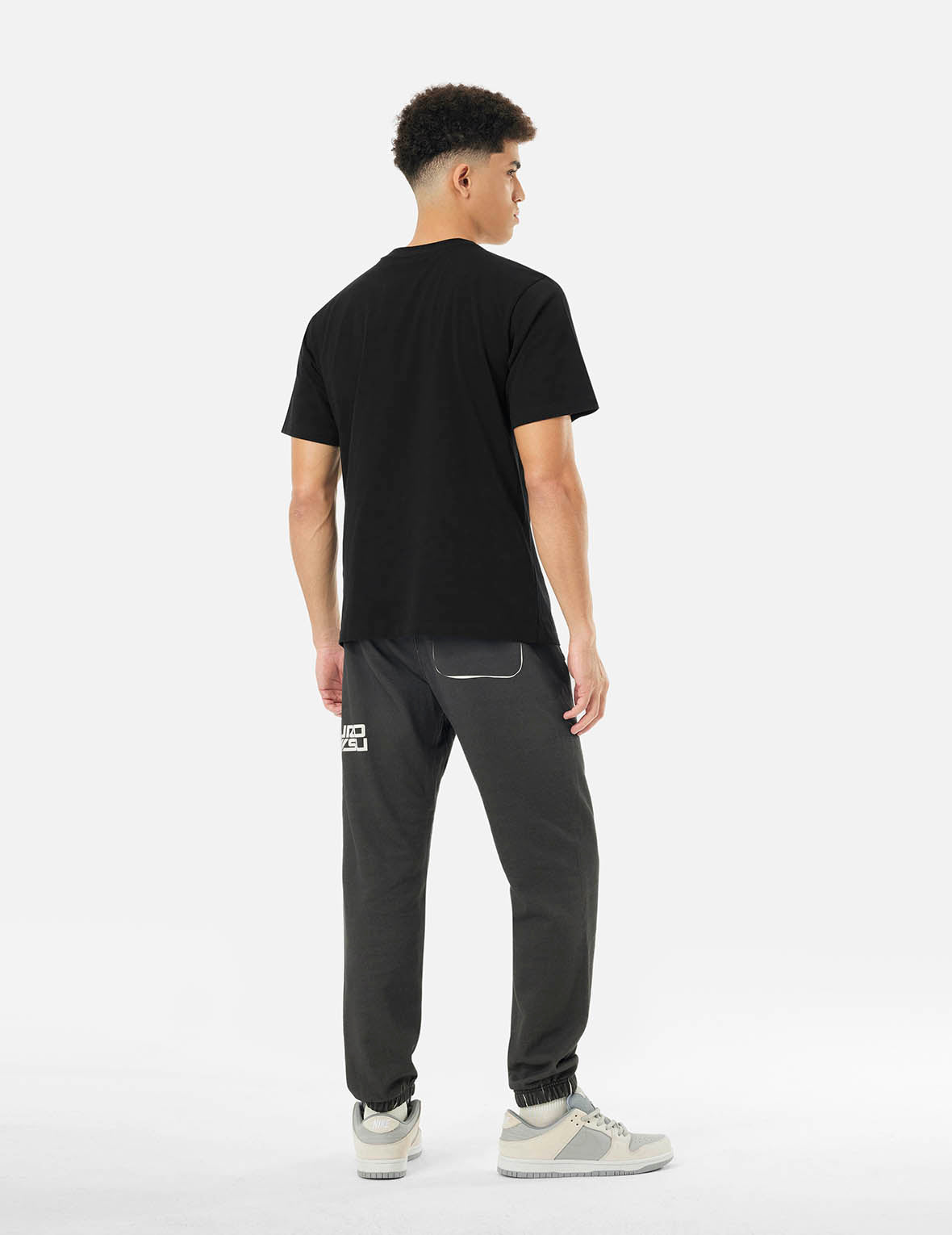 Logo and Tape Print Regular Fit T-shirt