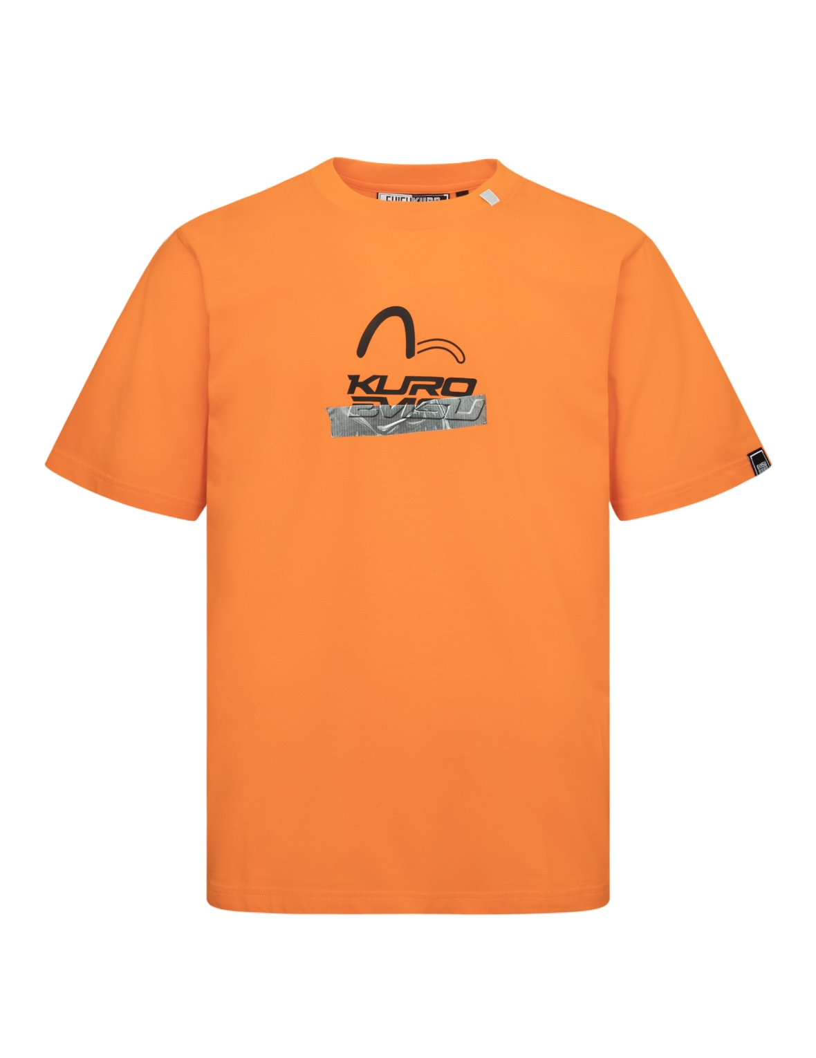 Logo and Tape Print Regular Fit T-shirt
