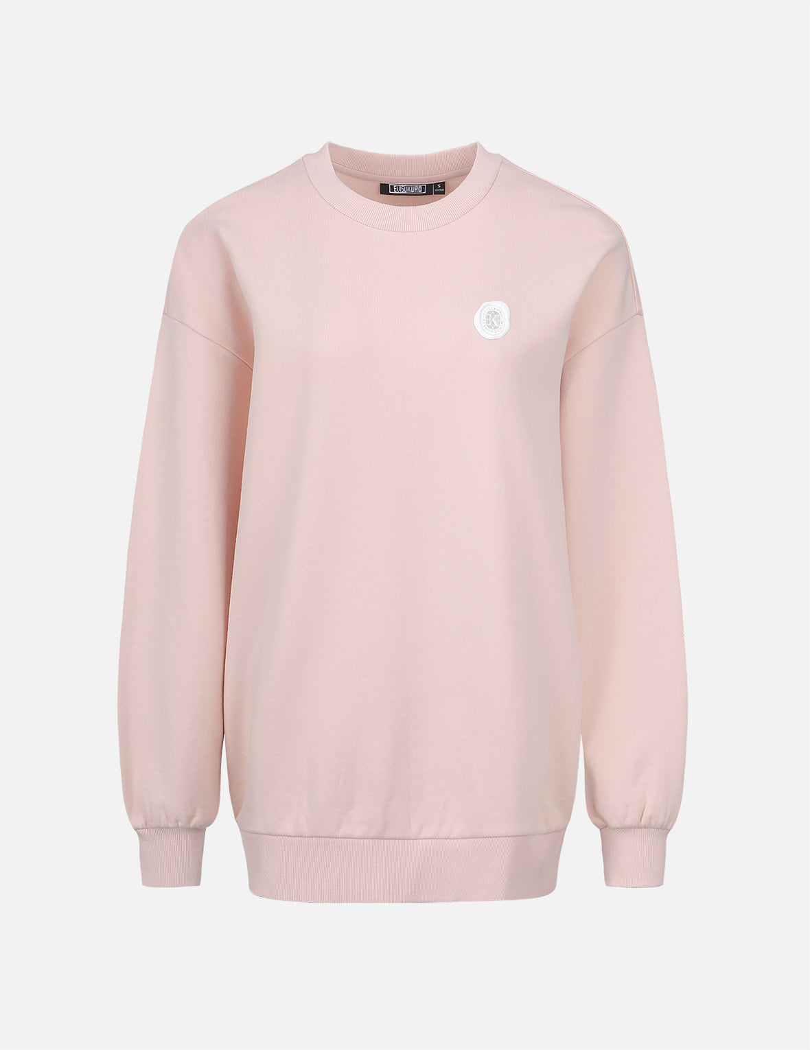 Kamon Glitter Print Oversize Sweatshirt