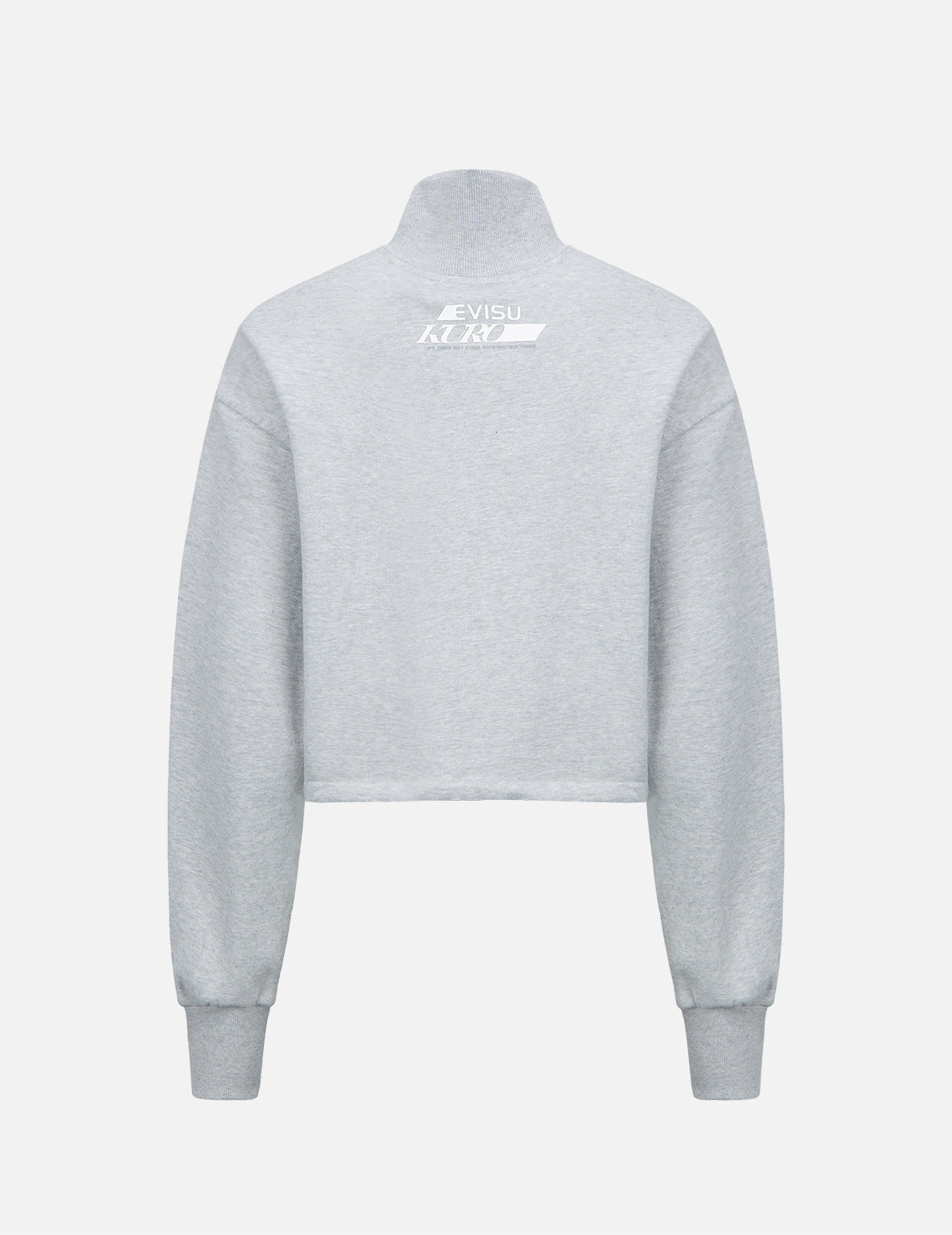 Triple Seagull Print Turtle Neck Sweatshirt