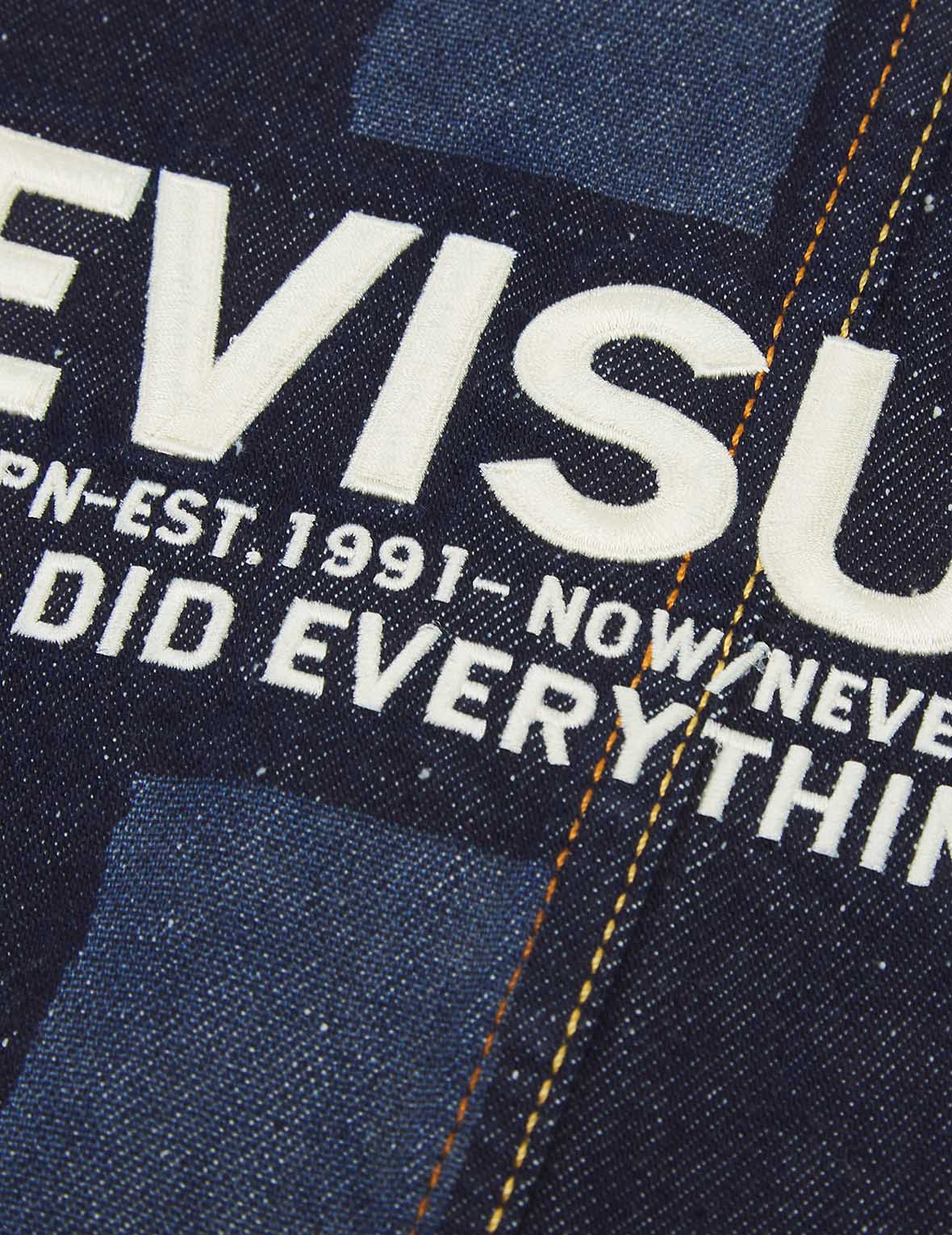 Brushstroke Daicock Discharged Denim Jacket