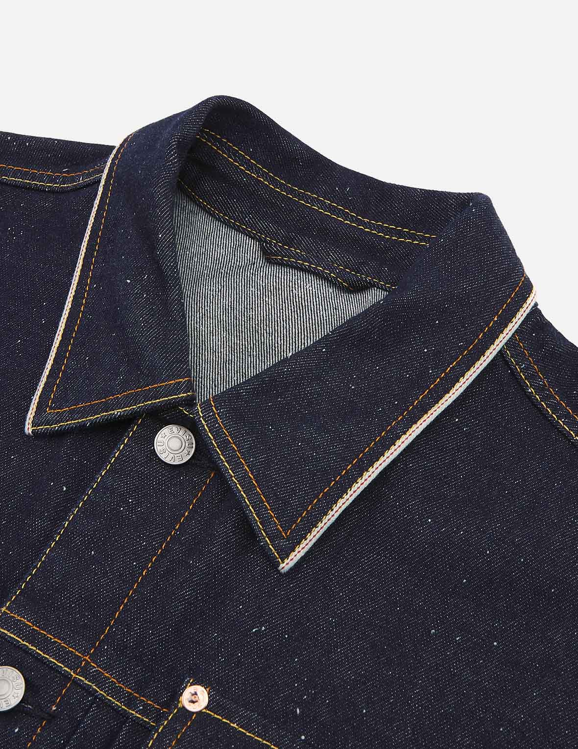 Brushstroke Daicock Discharged Denim Jacket