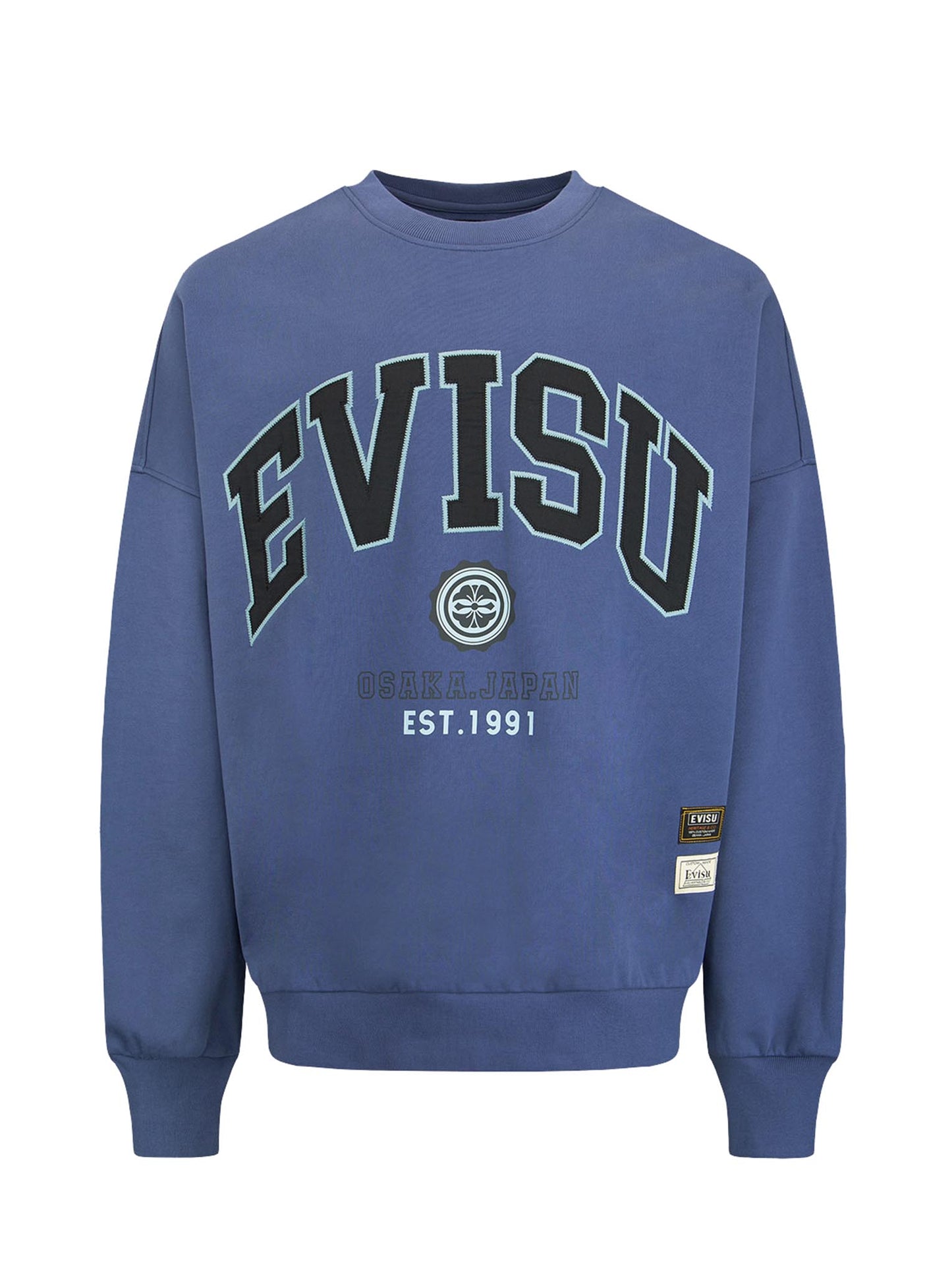 Retro Logo Print Oversized Sweatshirt