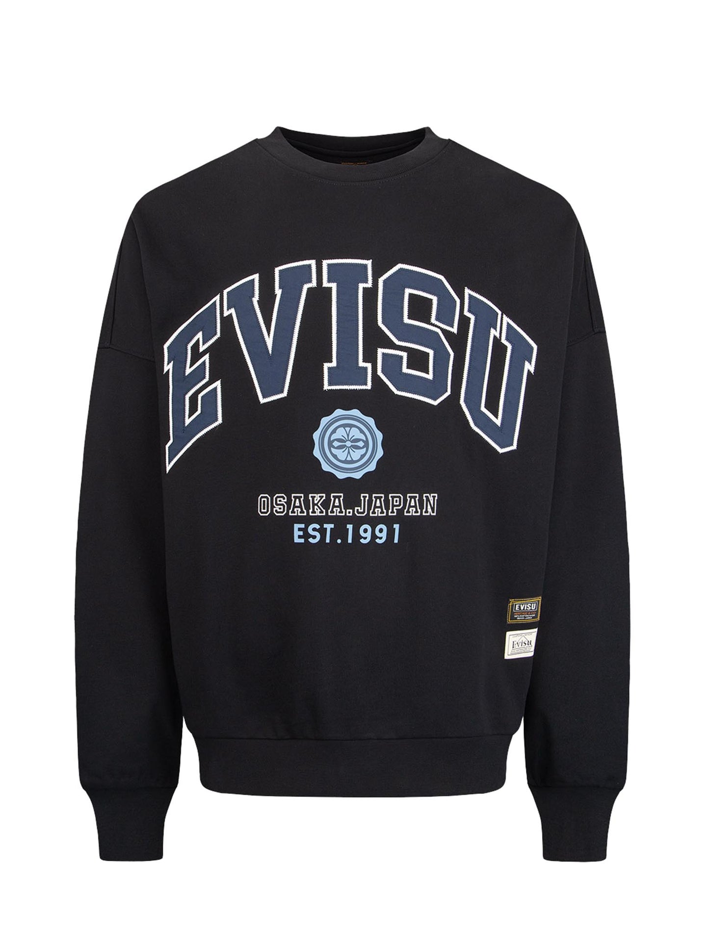 Retro Logo Print Oversized Sweatshirt