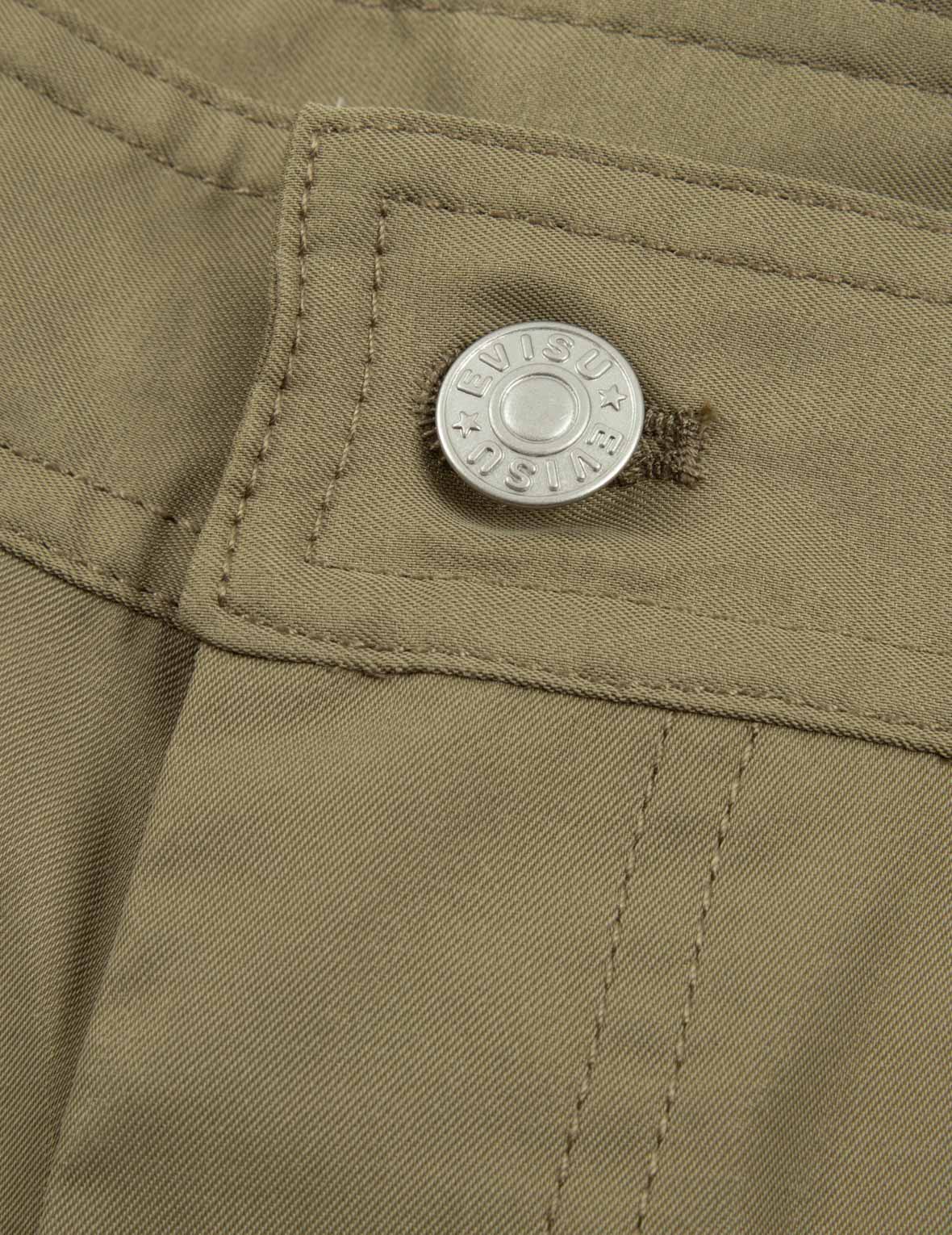 Daicock Insert and Kamon Appliqué Loose Fit Patchwork Pants