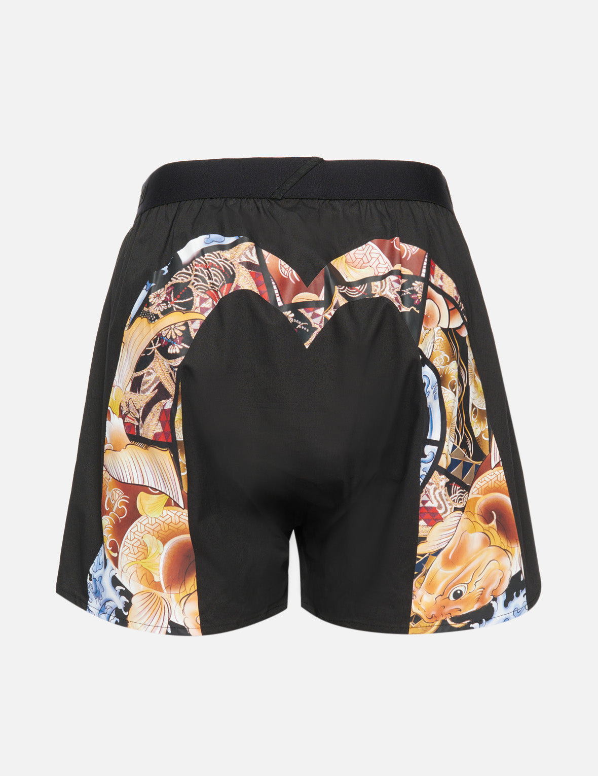 Koi and Brocade-pattern Daicock Print Boxer Shorts – EVISU Koi and Brocade-pattern Daicock Print Boxer Shorts – EVISU