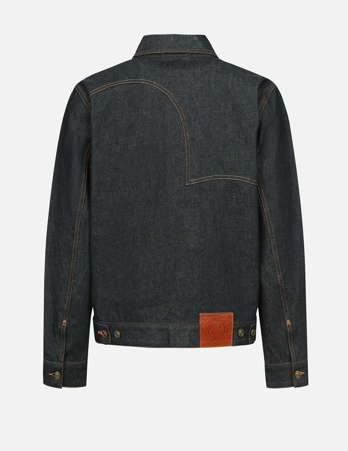 海鸥印花宽版休闲牛仔外套