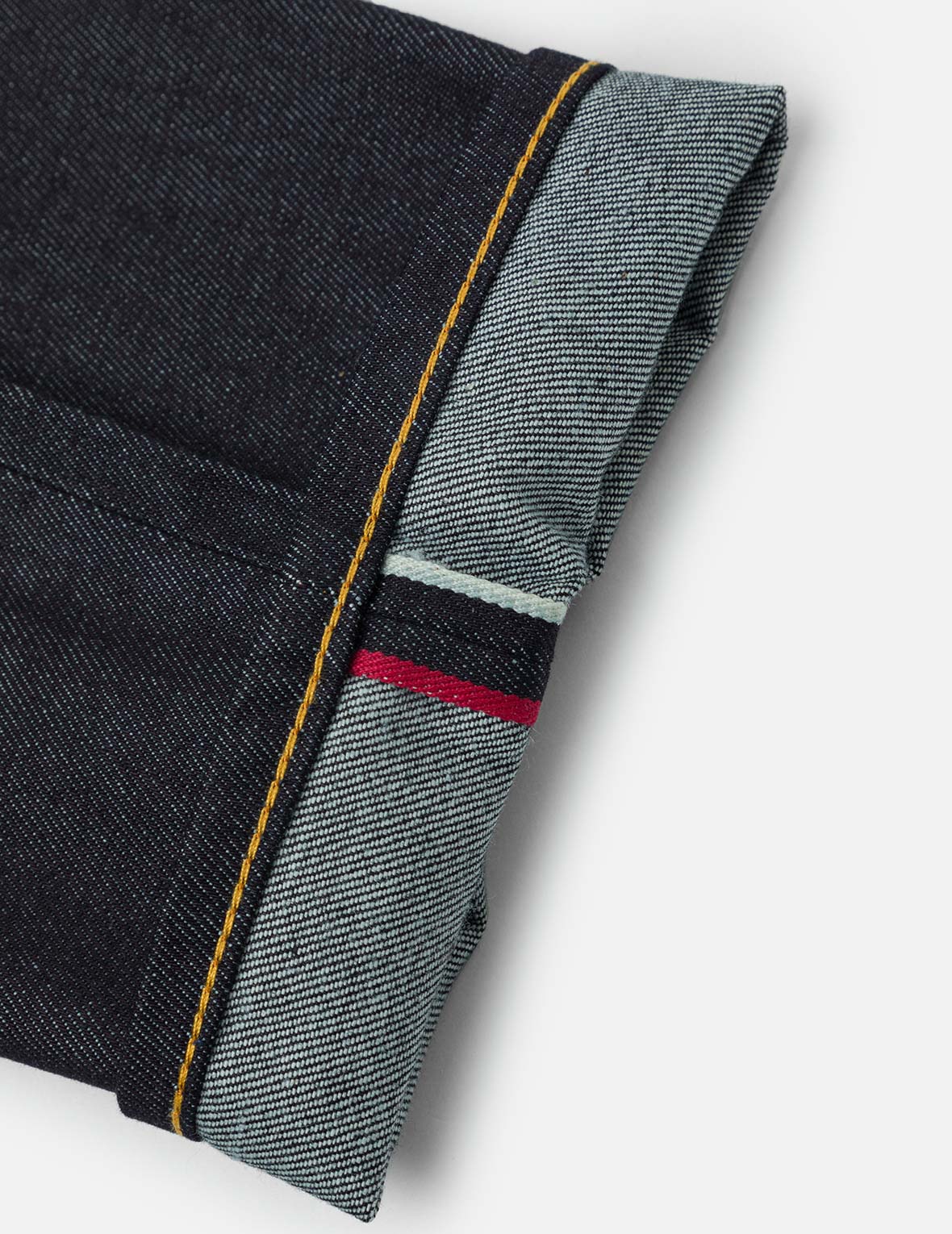 石垣迷彩大M嵌条修身牛仔裤 #2010