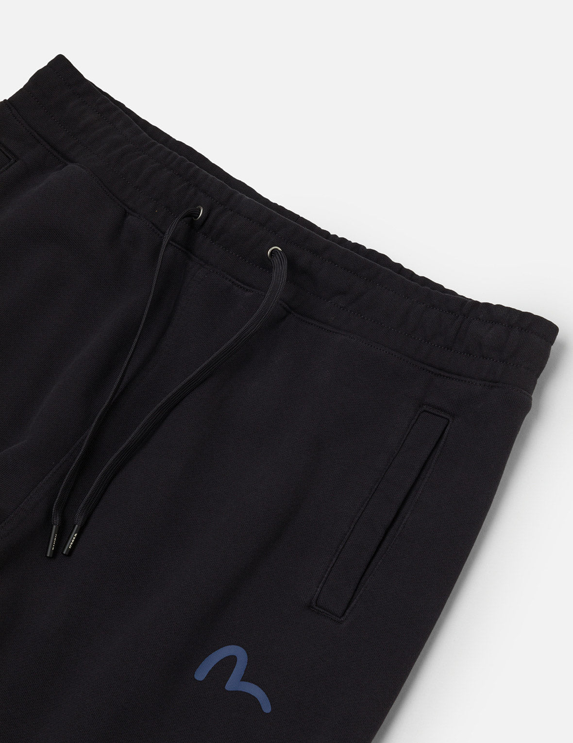 Washed Multi-pocket and Logos Print Straight Fit Sweatpants