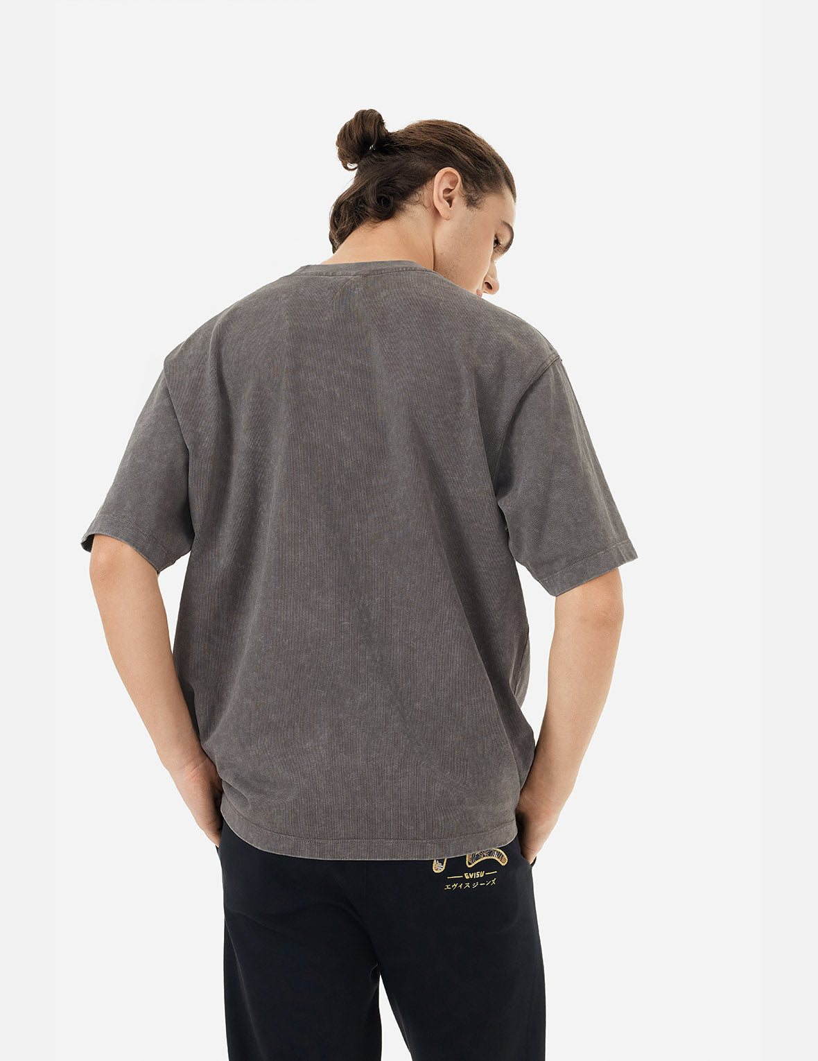 Seagull Embroidery Washed Relax Fit T-shirt