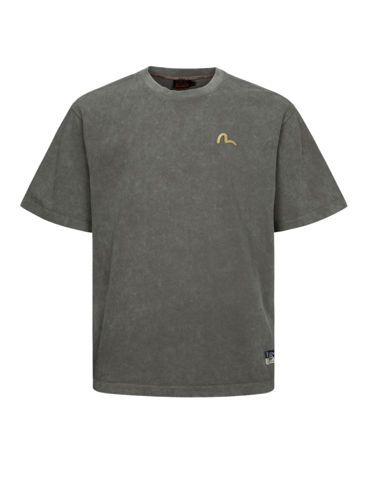 Seagull Embroidery Washed Relax Fit T-shirt