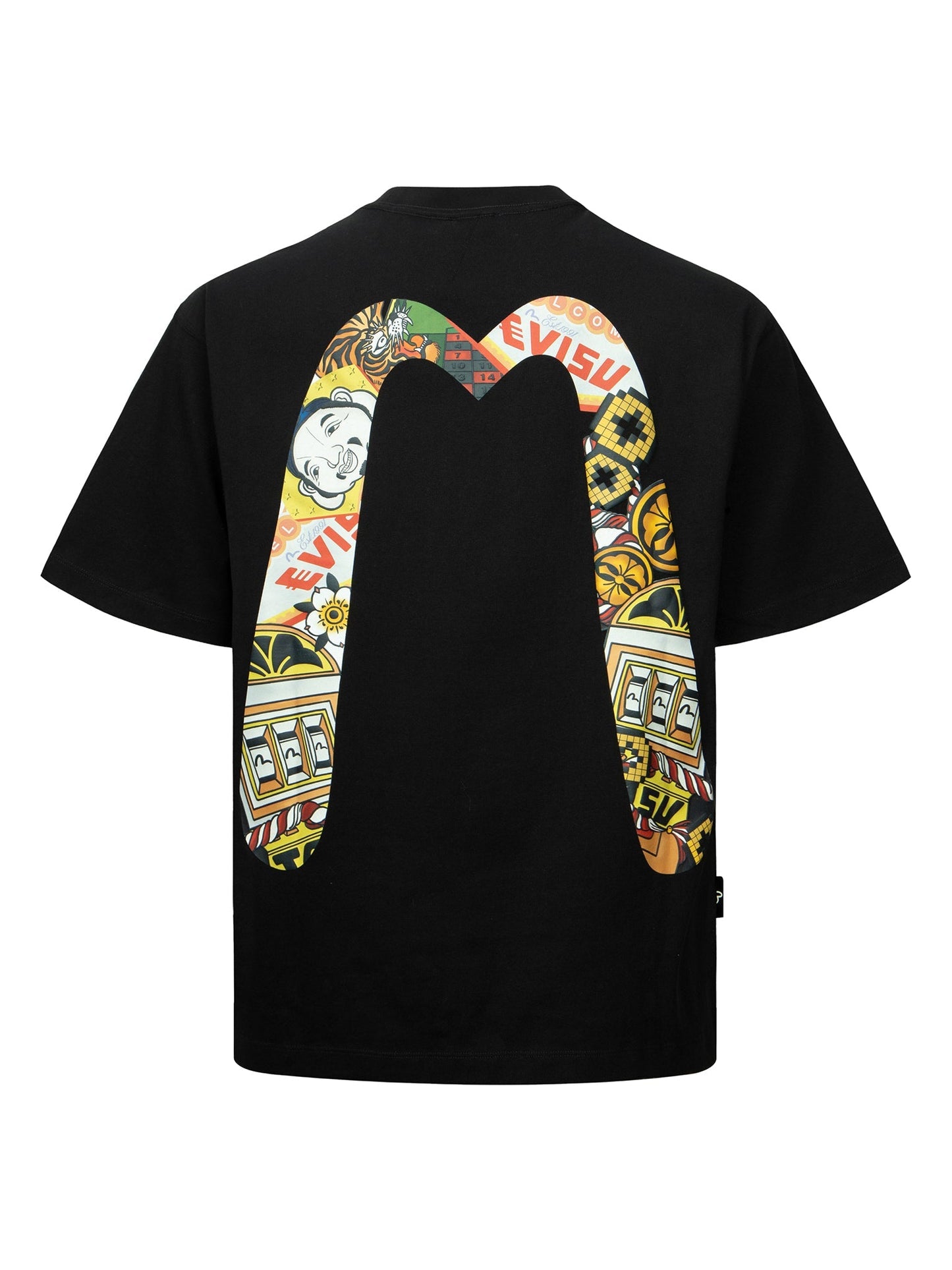 Lucky Slot Machine Daicock Print Relax Fit T-shirt