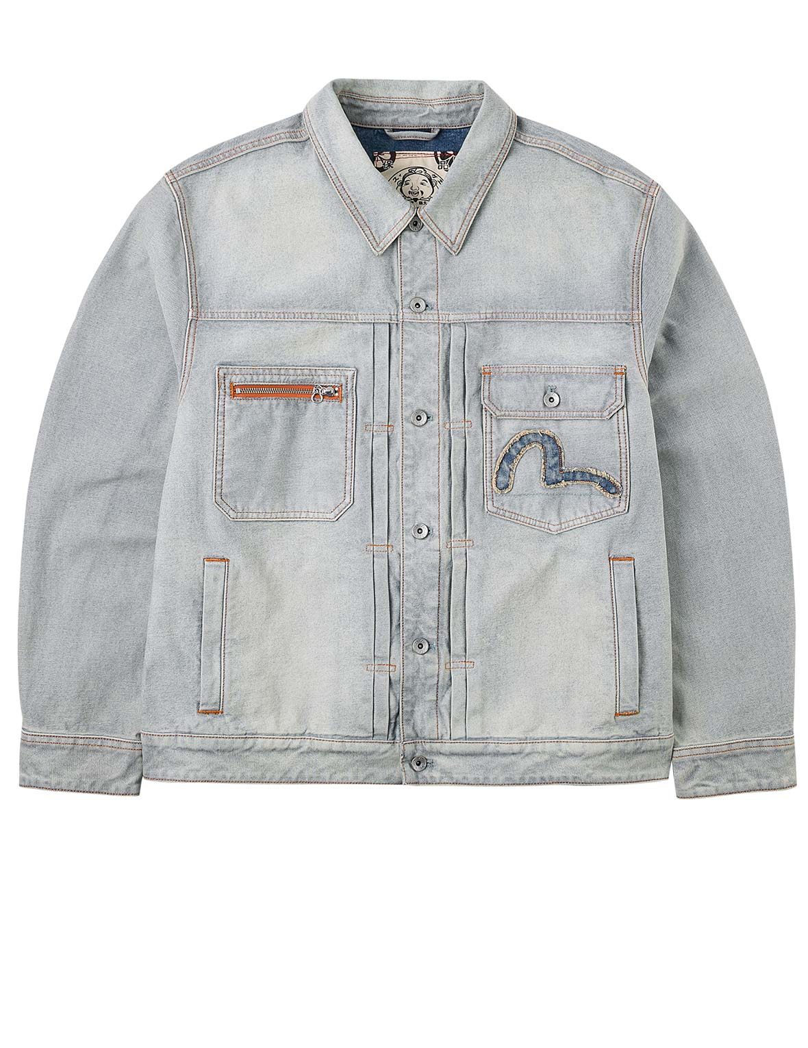Godhead Jacquard Relax Fit Denim Jacket