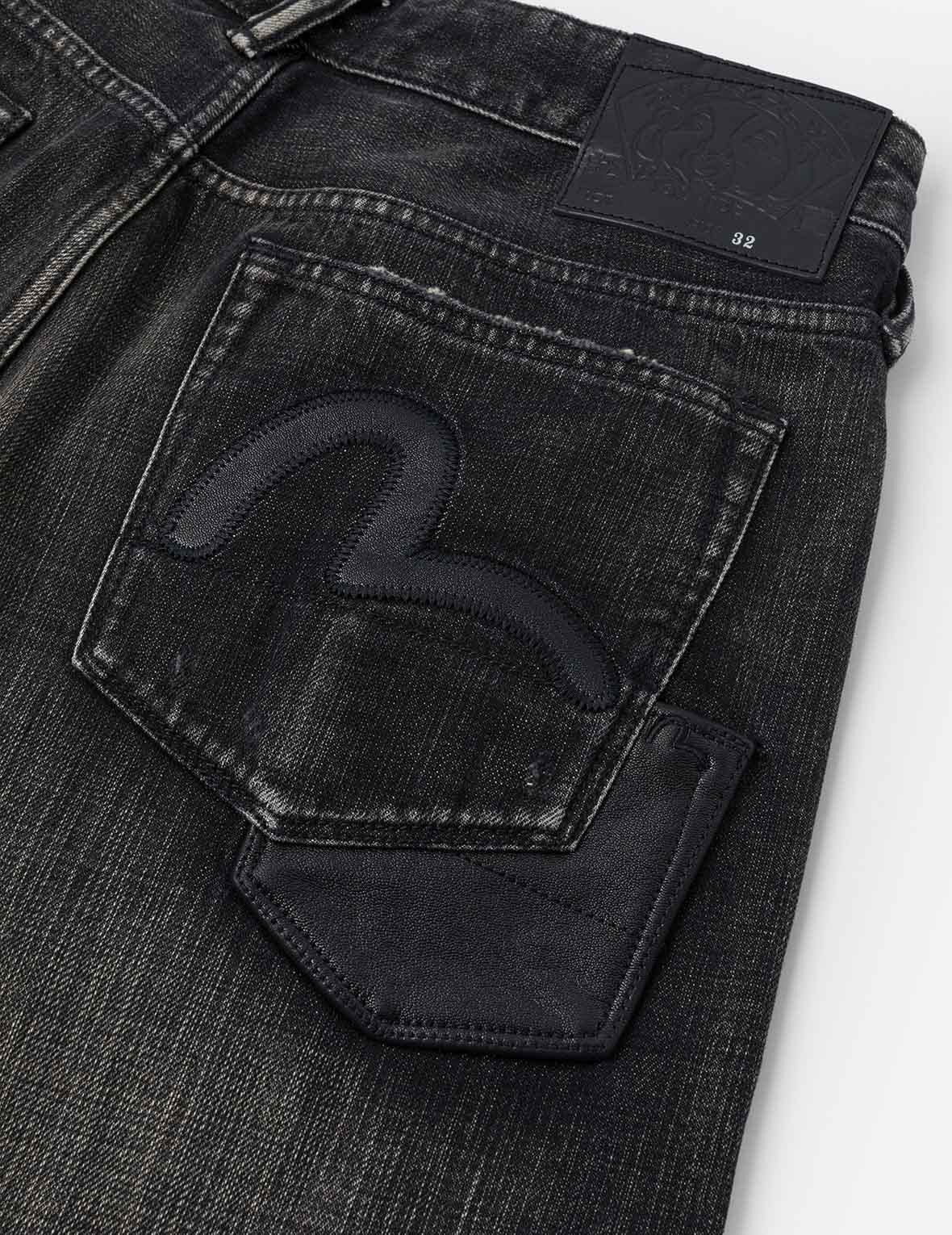 7-Pocket Design Washed Relax Vintage Straight Fit Jeans #2030