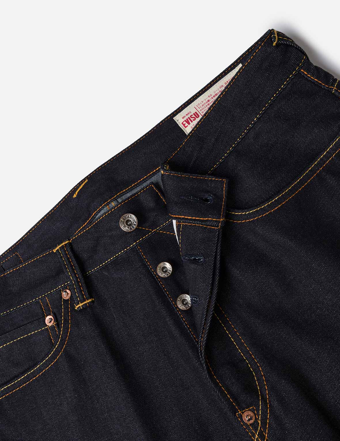 海鸥印花口袋常规牛仔裤 #2020