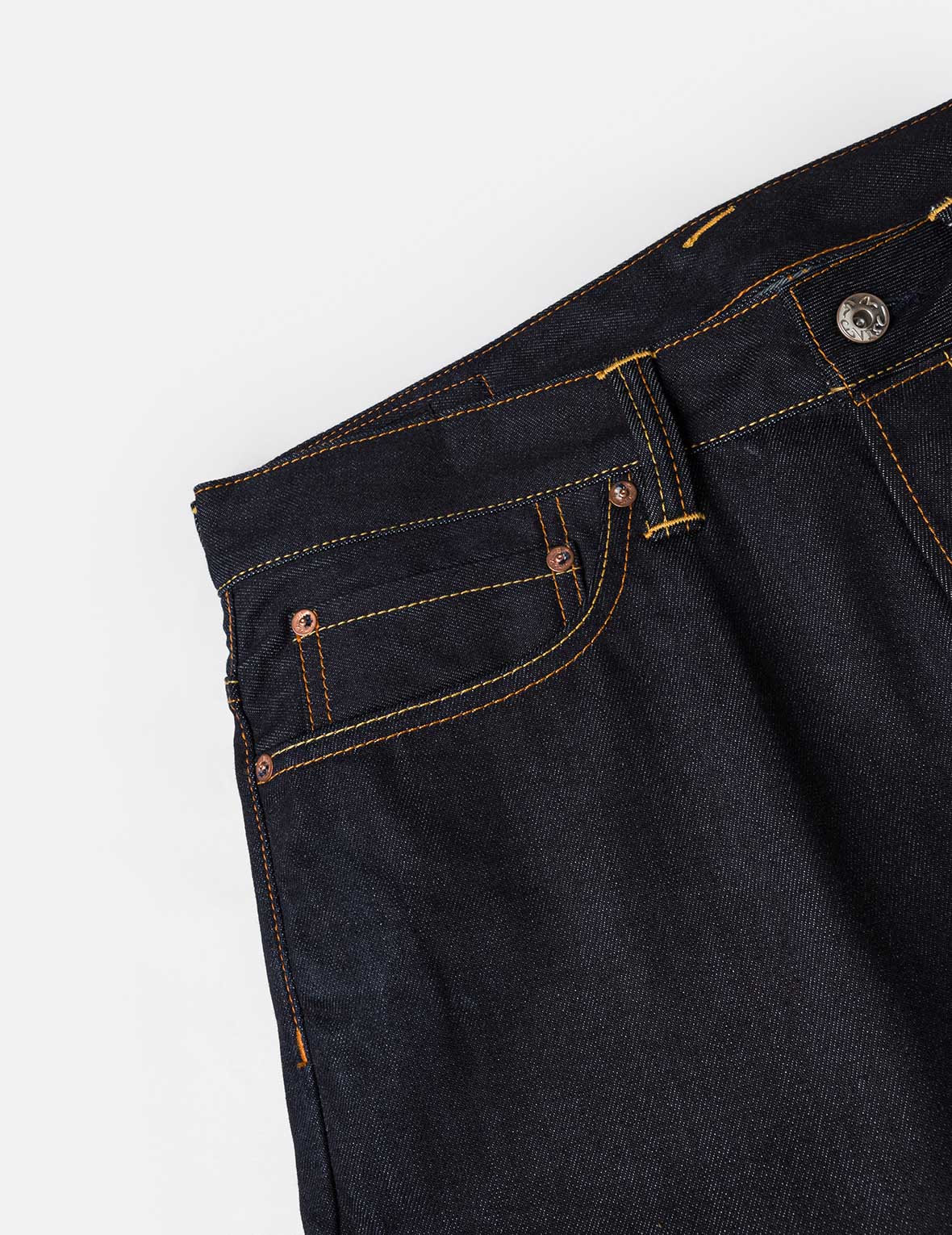 海鸥印花口袋常规牛仔裤 #2020