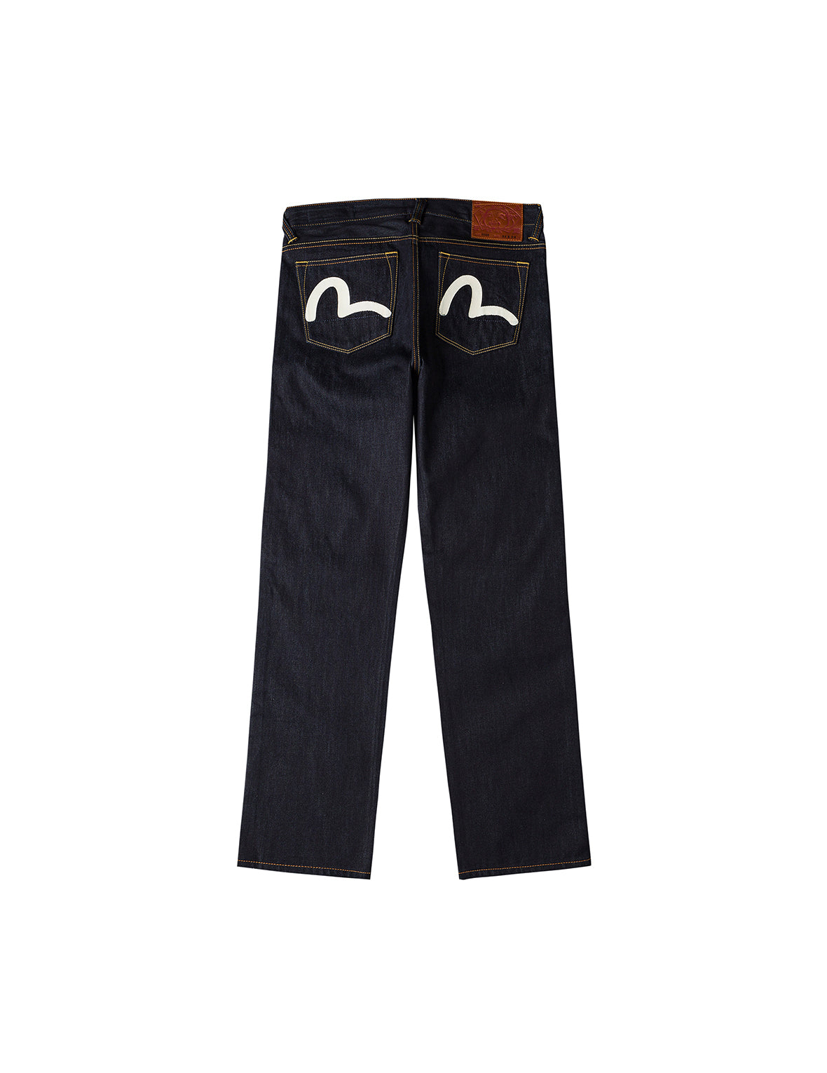 海鸥印花口袋常规牛仔裤 #2020