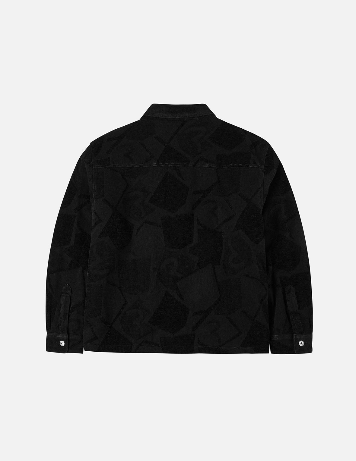 满地海鸥提花常规版型工装外套