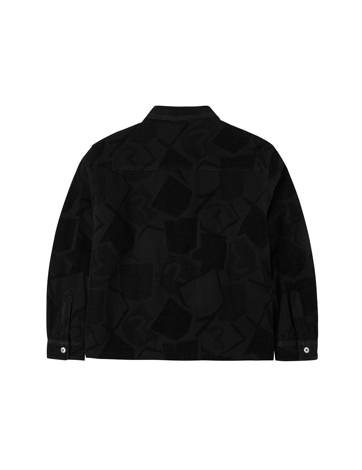 满地海鸥提花常规版型工装外套