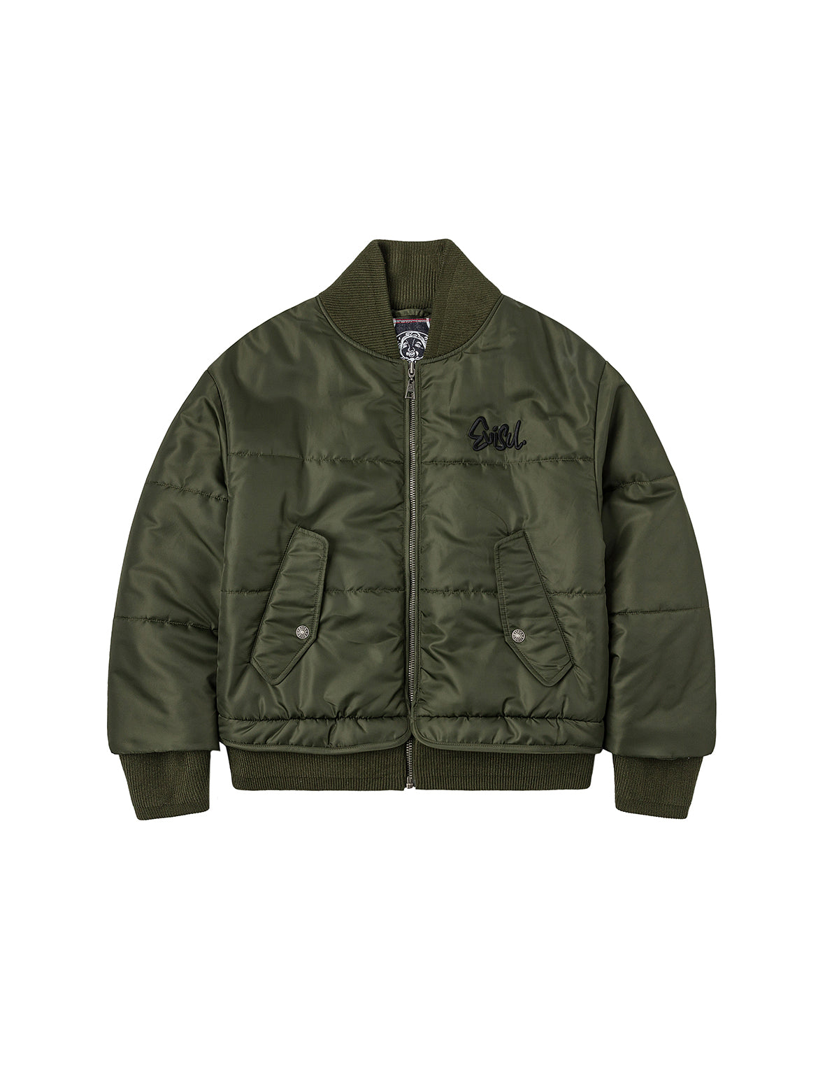 Logo Embroidery Fashion Fit Bomber Jacket