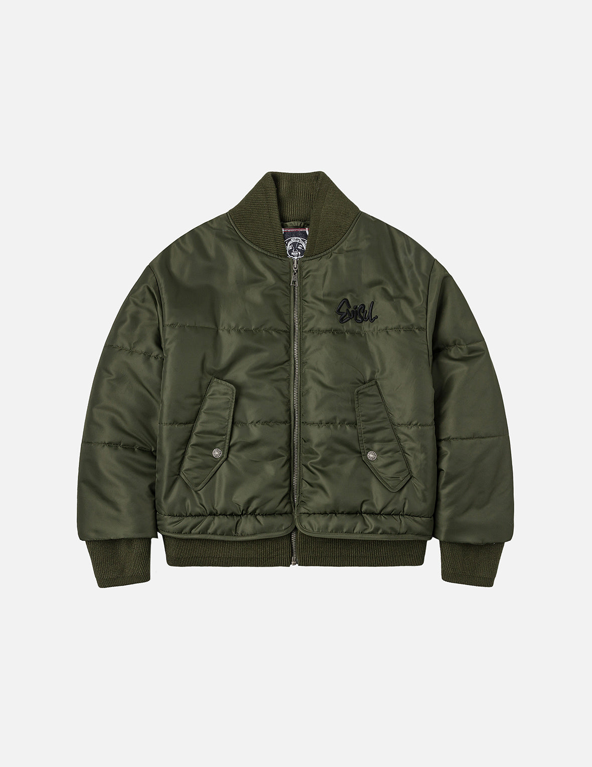 Logo Embroidery Fashion Fit Bomber Jacket