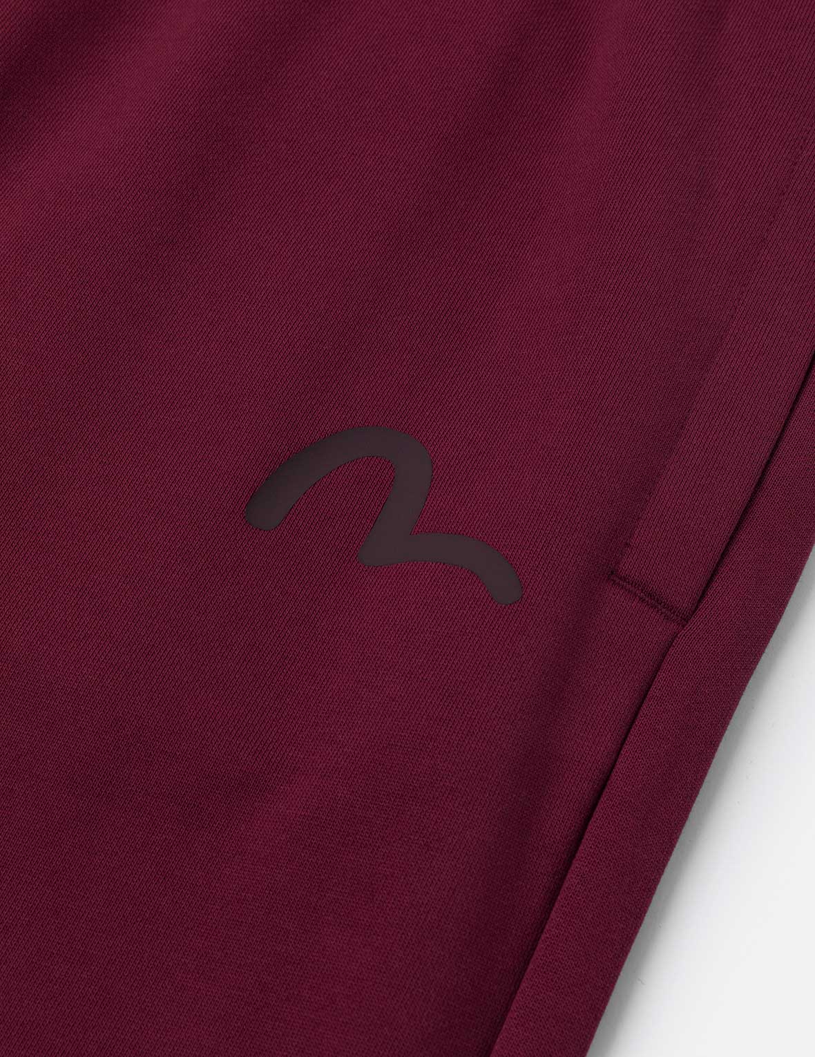 Brushstroke Seagull and Logo Print Straight Fit Sweatpants