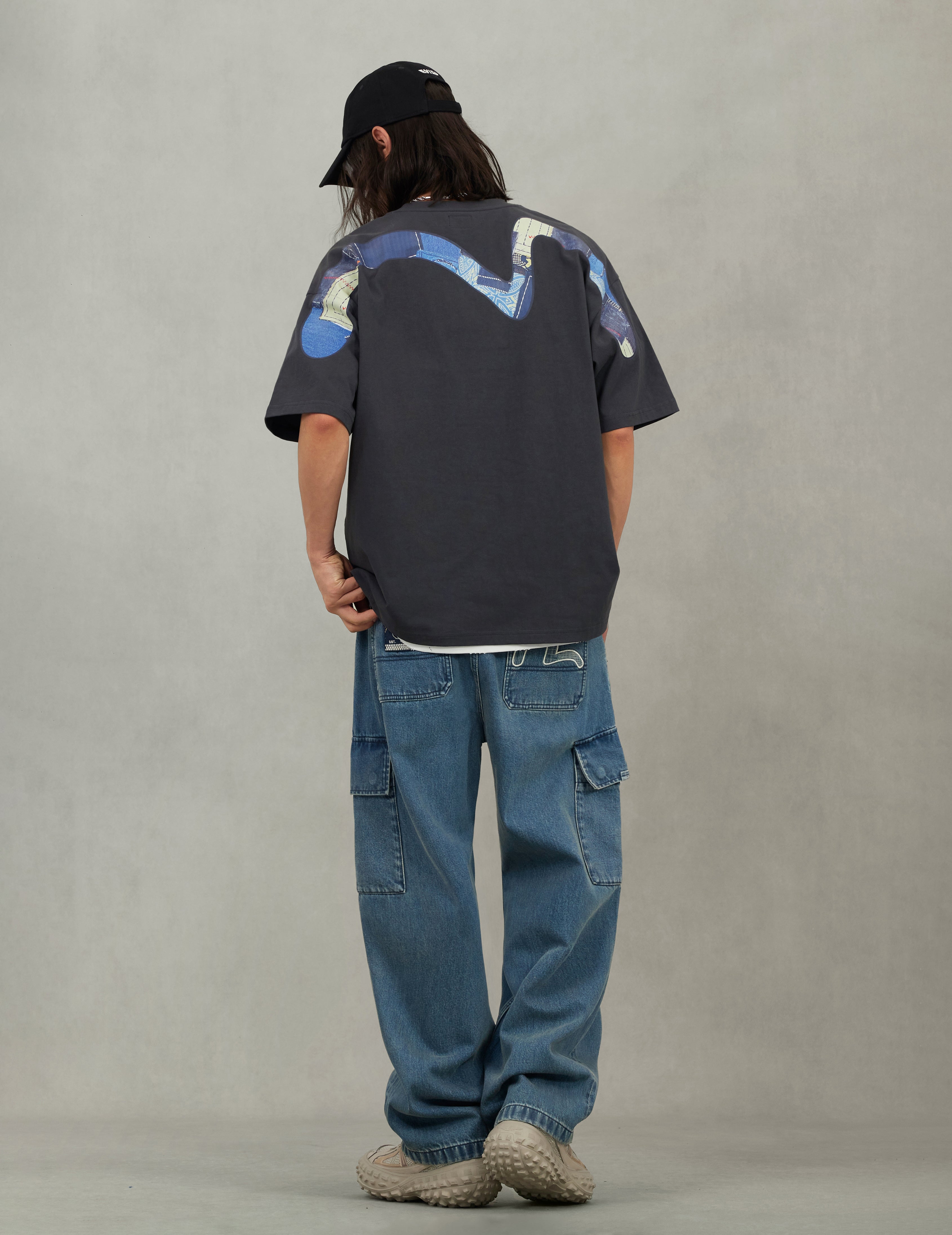 Sashiko Daicock Relax Fit T-Shirt