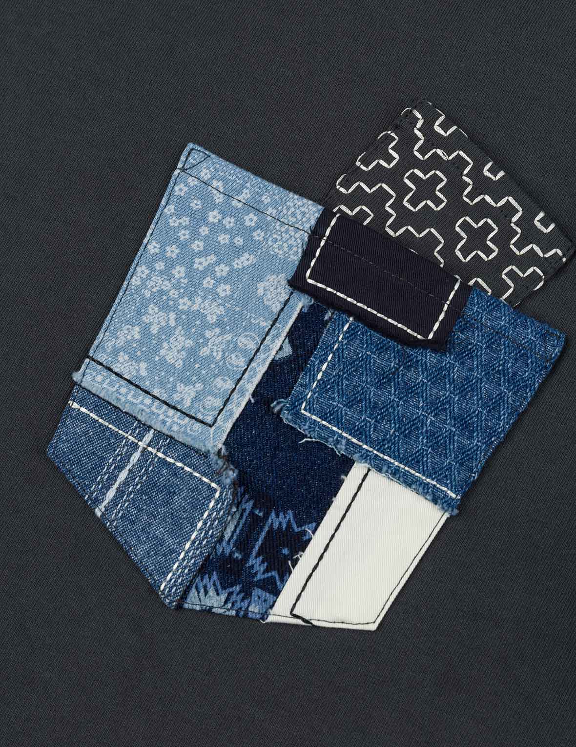 Sashiko Daicock Relax Fit T-Shirt