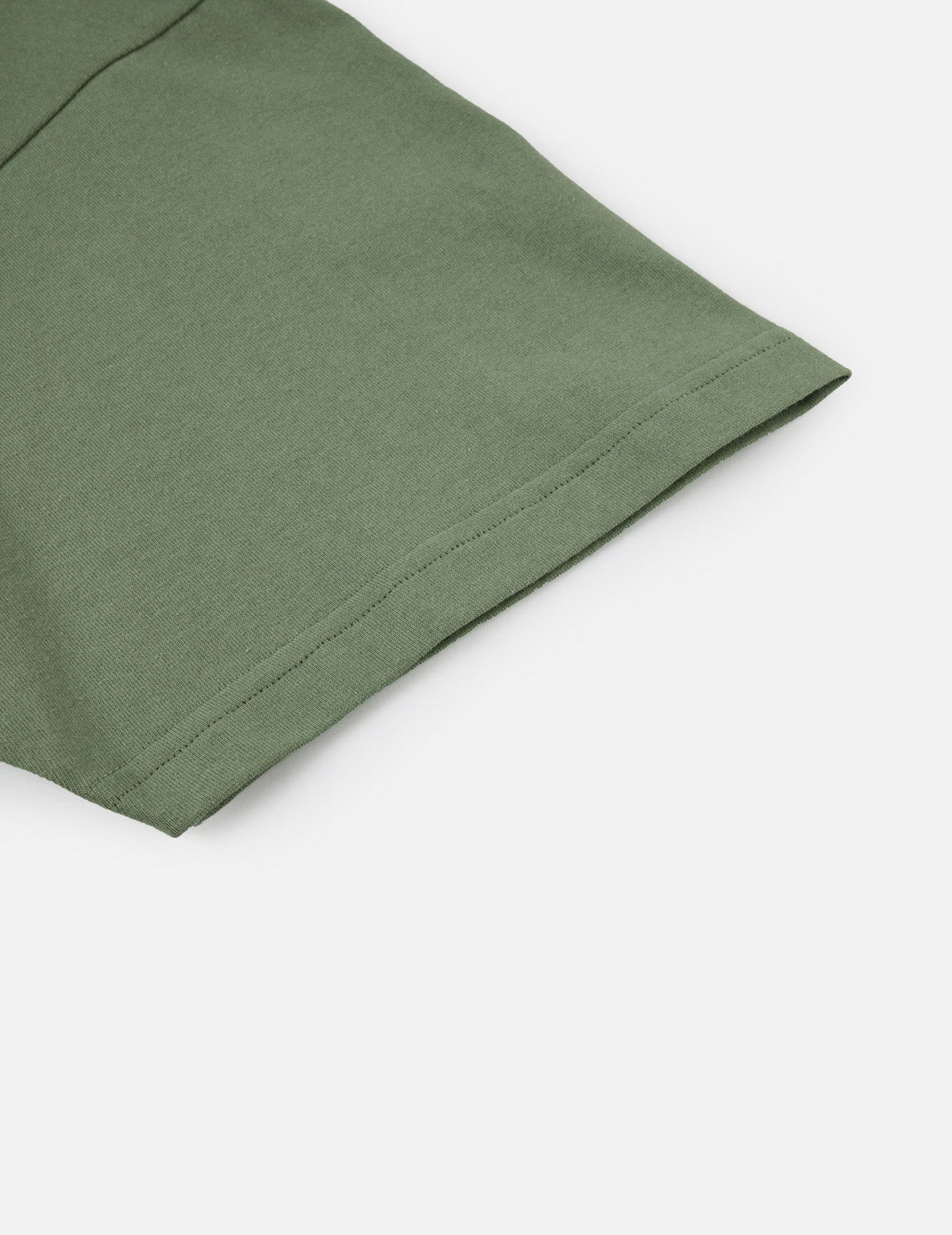 海浪和海鸥印花宽版休闲T恤